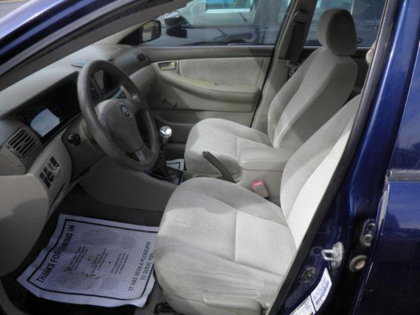 2007 BLUE TOYOTA COROLLA LE (1NXBR32E37Z) with an 4 CYL engine, MAN transmission, located at 15520 McMullen Hwy SW, Belair, MD, 21502, (301) 729-3700, 39.581375, -78.846451 - Photo#1