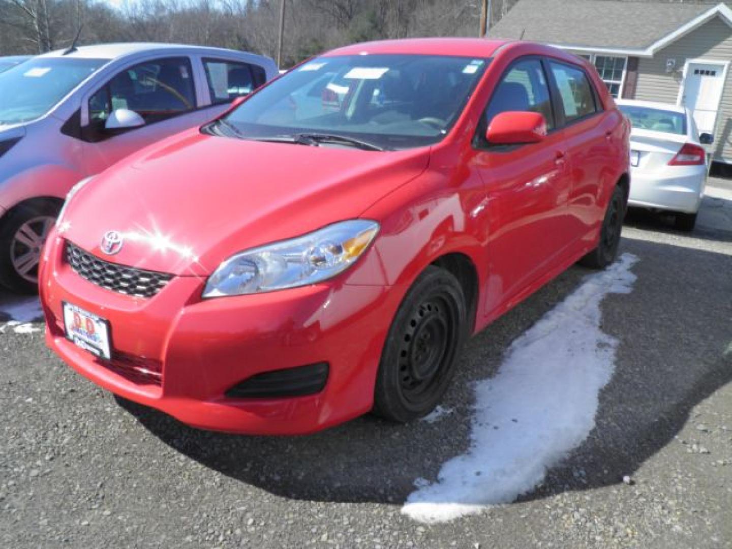 2010 Red Toyota Matrix Base 4-Speed AT (2T1KU4EE2AC) with an 1.8L I4 engine, AT transmission, located at 19521 New George's Creek Rd SW, Barton, MD, 21521, (301) 463-2404, 39.524323, -79.017906- Photo#0