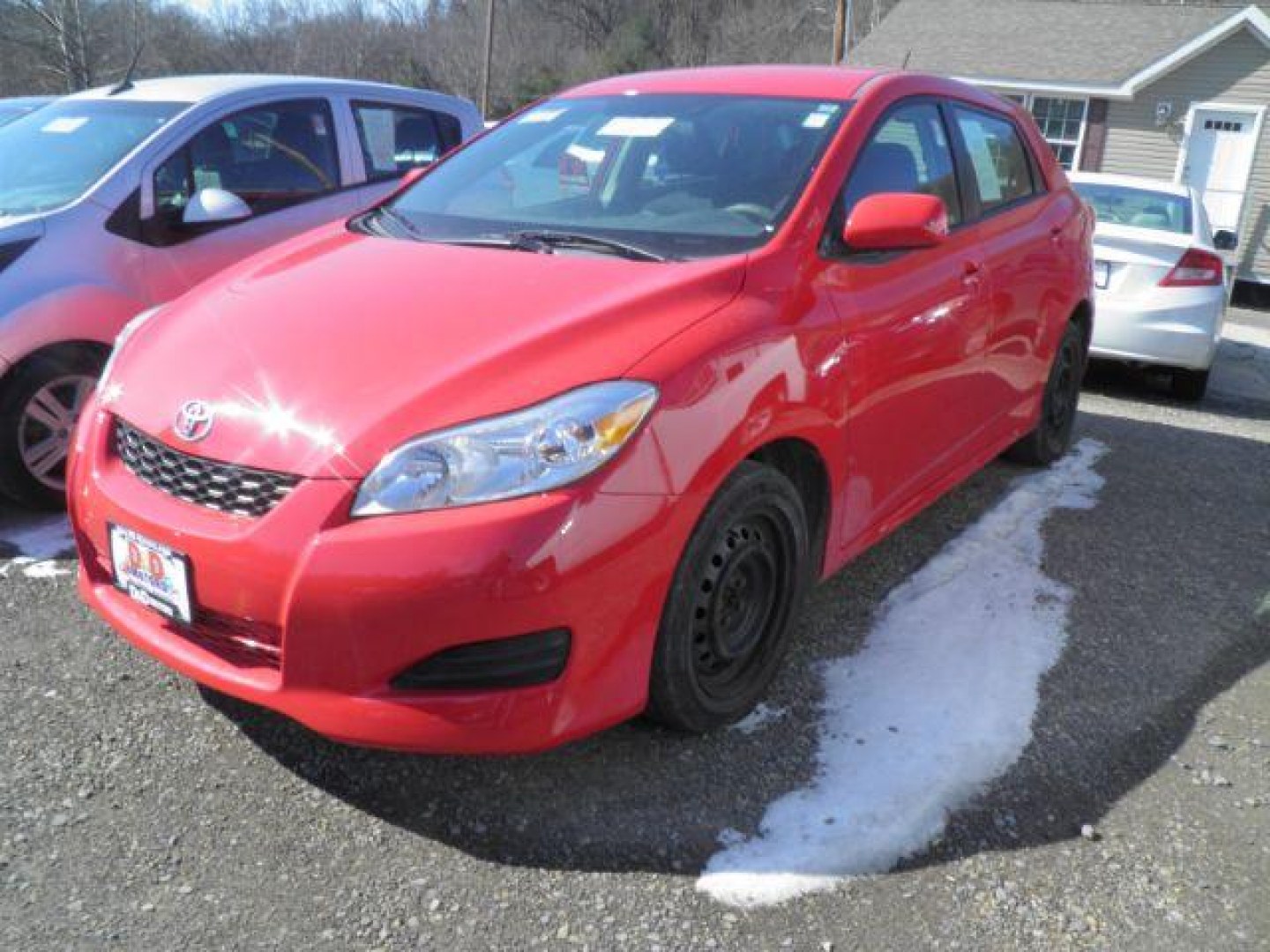 2010 Red Toyota Matrix Base 4-Speed AT (2T1KU4EE2AC) with an 1.8L I4 engine, AT transmission, located at 19521 New George's Creek Rd SW, Barton, MD, 21521, (301) 463-2404, 39.524323, -79.017906 - Photo#0