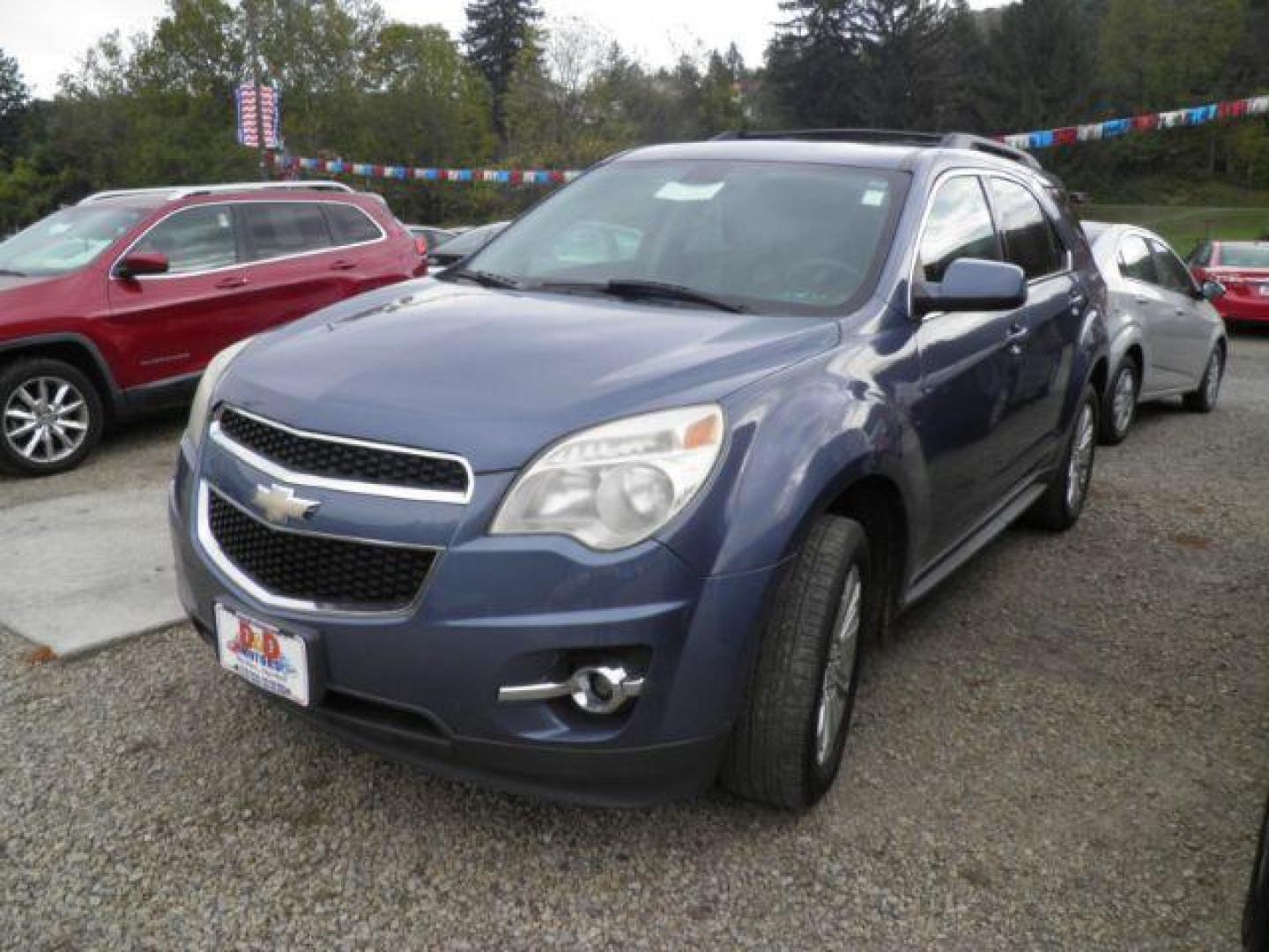 2011 BLUE Chevrolet Equinox 2LT (2CNFLNE55B6) with an 3.6L V6 engine, AT transmission, located at 19521 New George's Creek Rd SW, Barton, MD, 21521, (301) 463-2404, 39.524323, -79.017906 - Photo#0
