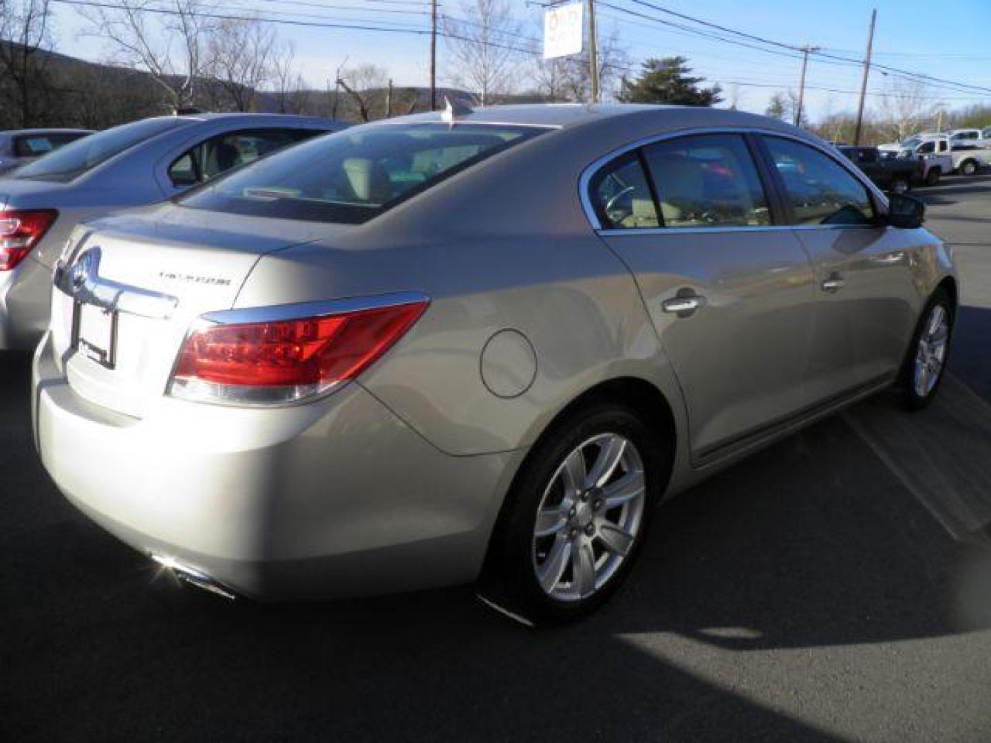 2012 Gold Buick LaCrosse Leather Group (1G4GC5E3XCF) with an 3.6L V6 engine, AT transmission, located at 15520 McMullen Hwy SW, Belair, MD, 21502, (301) 729-3700, 39.581375, -78.846451 - Photo#4