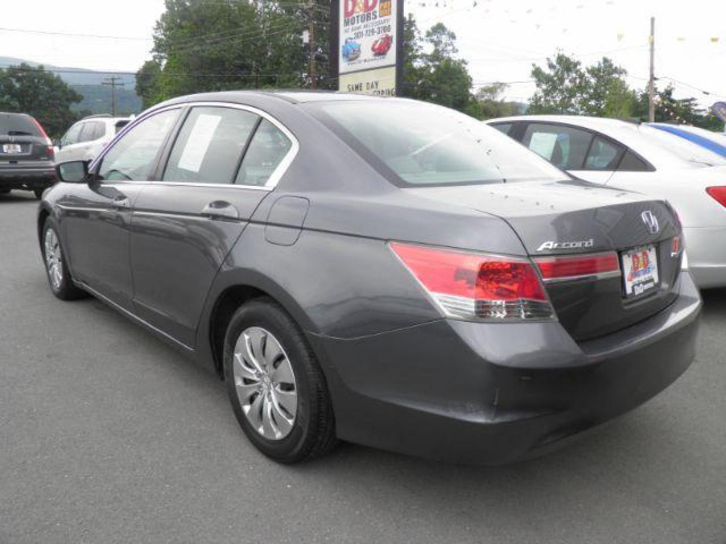 2012 Gray Honda Accord LX Sedan AT (1HGCP2F39CA) with an 2.4L I4 engine, AT transmission, located at 19521 New George's Creek Rd SW, Barton, MD, 21521, (301) 463-2404, 39.524323, -79.017906 - Photo#4