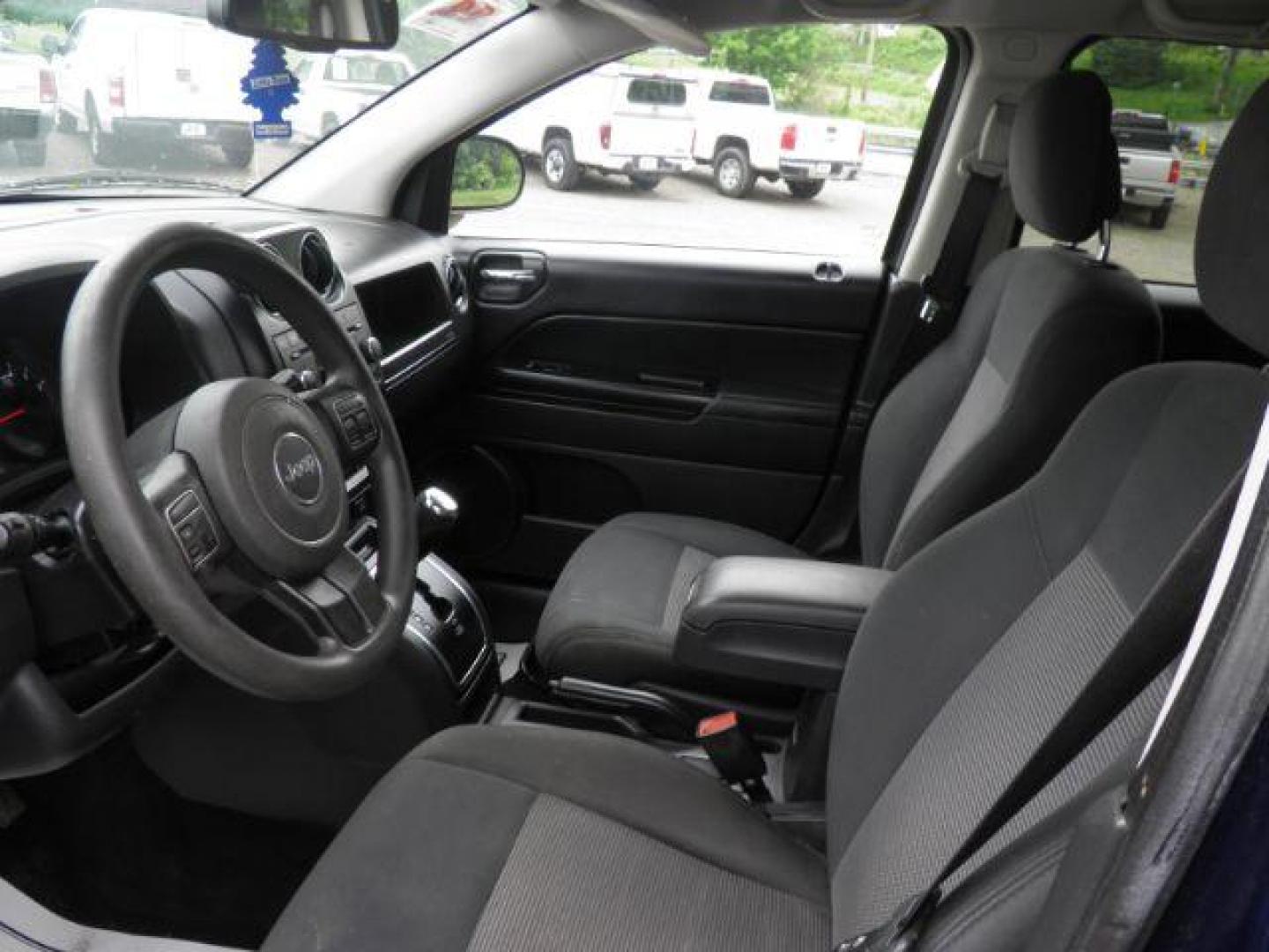 2012 Blue Jeep Compass Sport 4WD (1C4NJDBB2CD) with an 2.4L I4 engine, AT transmission, located at 19521 New George's Creek Rd SW, Barton, MD, 21521, (301) 463-2404, 39.524323, -79.017906 - Photo#1