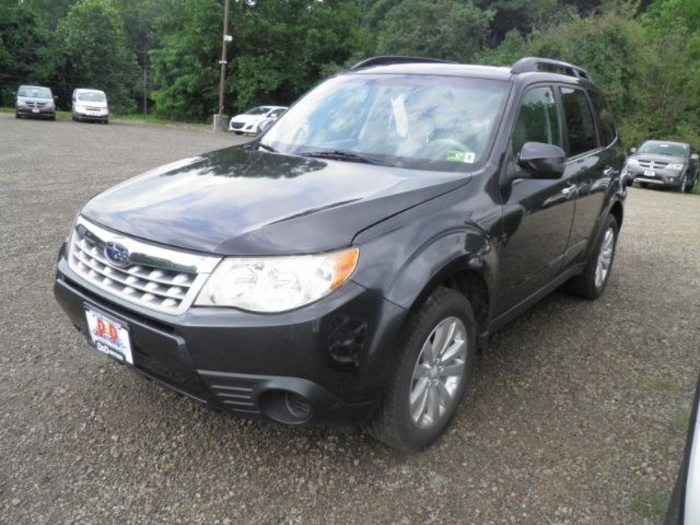 2012 Gray Subaru Forester 2.5X Premium (JF2SHADC6CH) with an 2.5l H4 engine, AT transmission, located at 19521 New George's Creek Rd SW, Barton, MD, 21521, (301) 463-2404, 39.524323, -79.017906- Photo#0