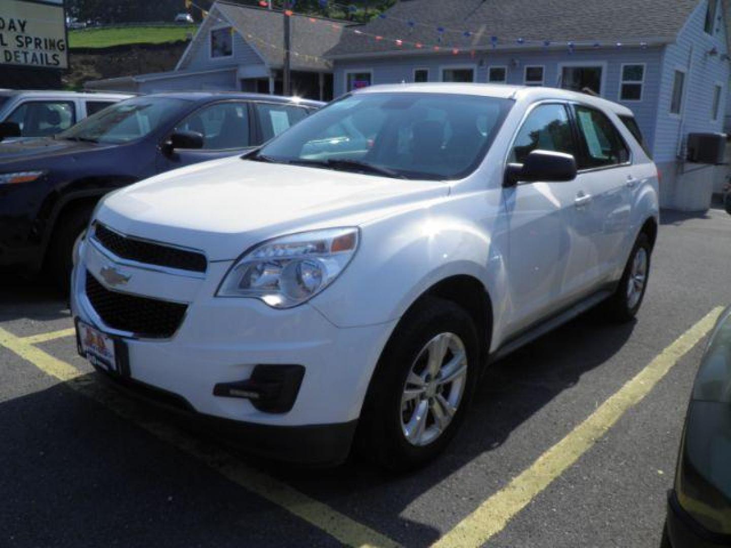 2013 White Chevrolet Equinox LS (2GNALBEK4D6) with an 2.4L I4 engine, AT transmission, located at 15520 McMullen Hwy SW, Belair, MD, 21502, (301) 729-3700, 39.581375, -78.846451 - Photo#0