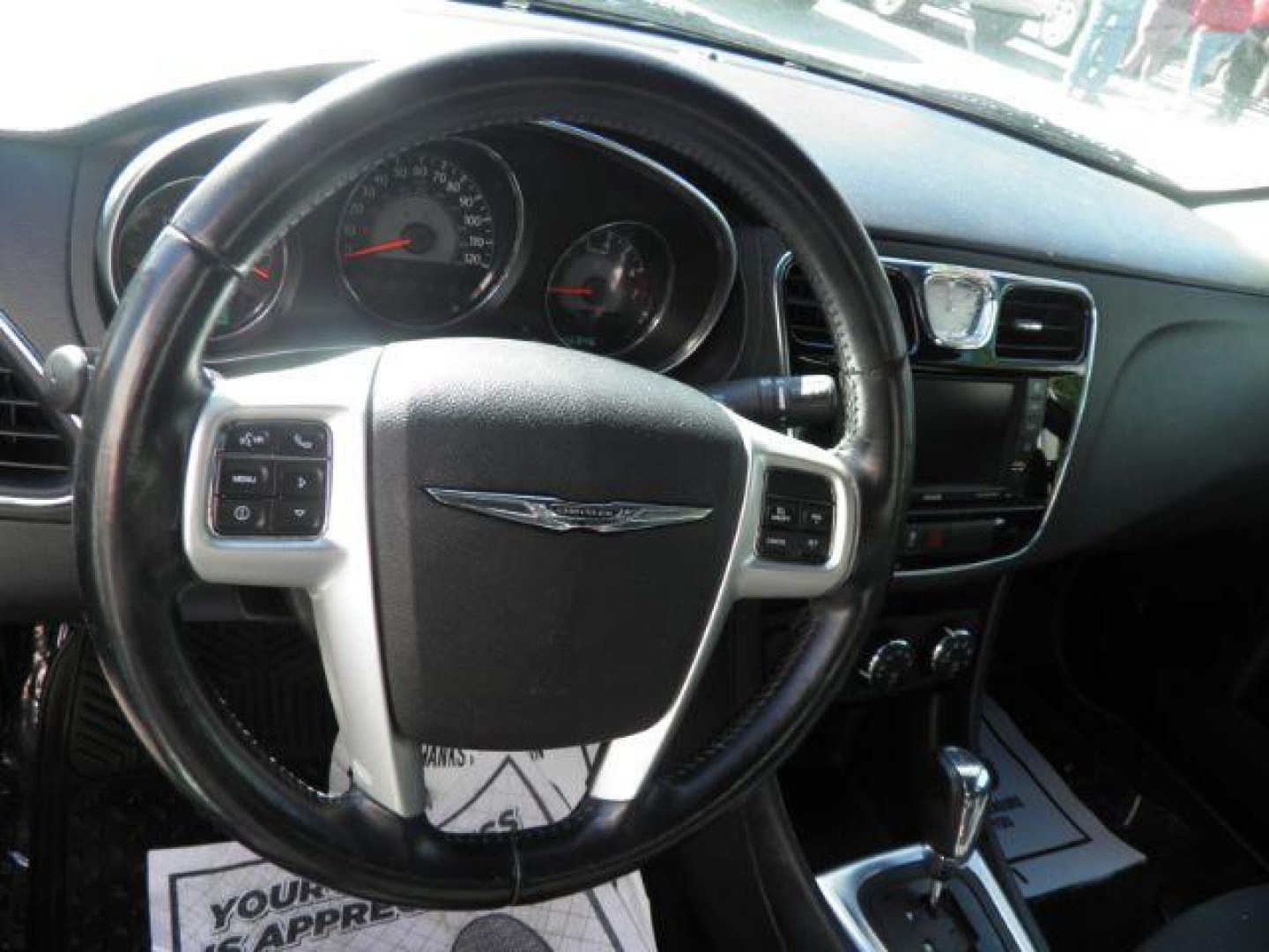 2013 Silver Chrysler 200 Touring (1C3CCBBGXDN) with an 3.6L V6 engine, AT transmission, located at 15520 McMullen Hwy SW, Belair, MD, 21502, (301) 729-3700, 39.581375, -78.846451- Photo#2