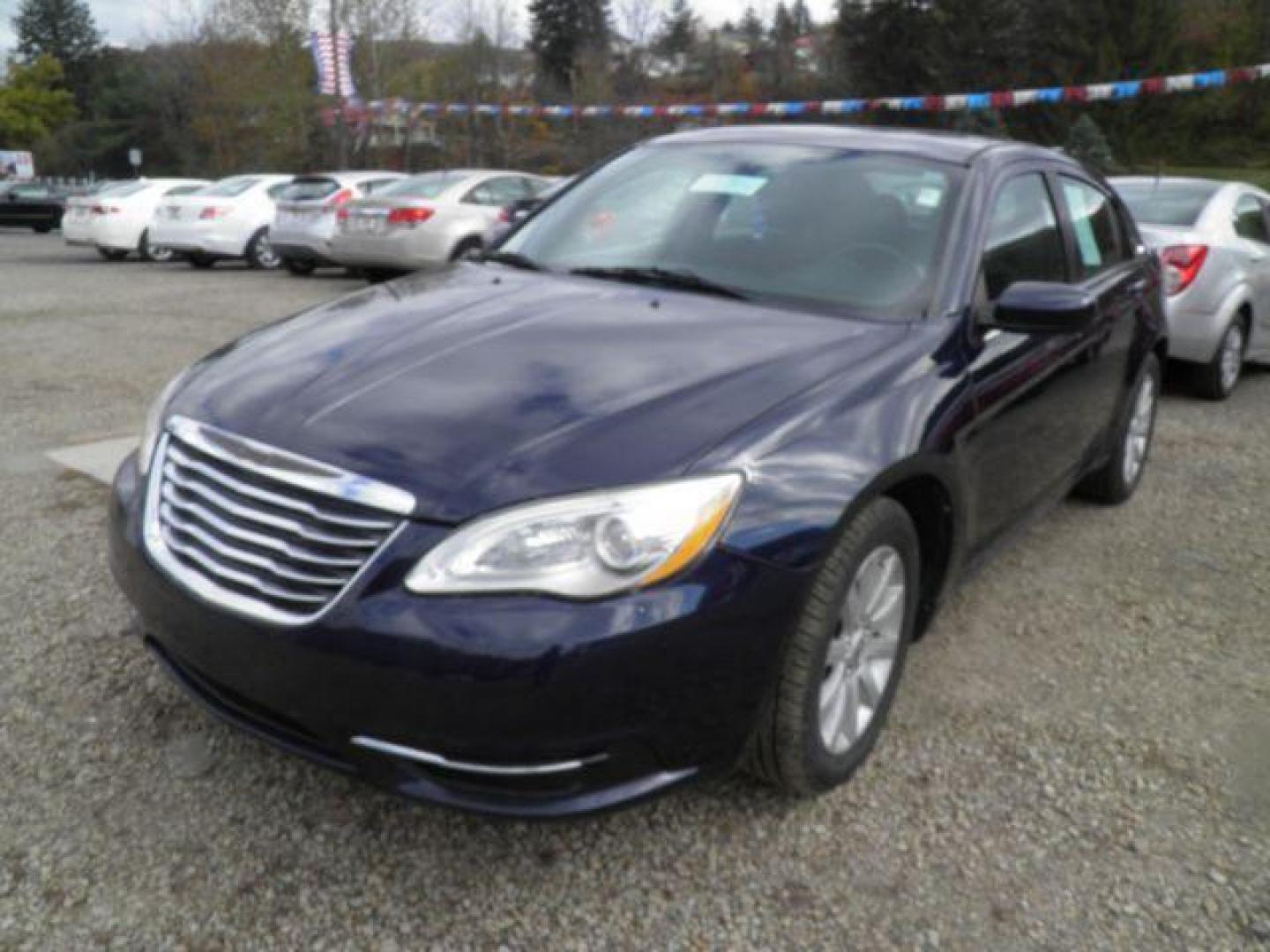 2013 Blue Chrysler 200 Touring (1C3CCBBB9DN) with an 2.4L I4 engine, AT transmission, located at 15520 McMullen Hwy SW, Belair, MD, 21502, (301) 729-3700, 39.581375, -78.846451 - Photo#0