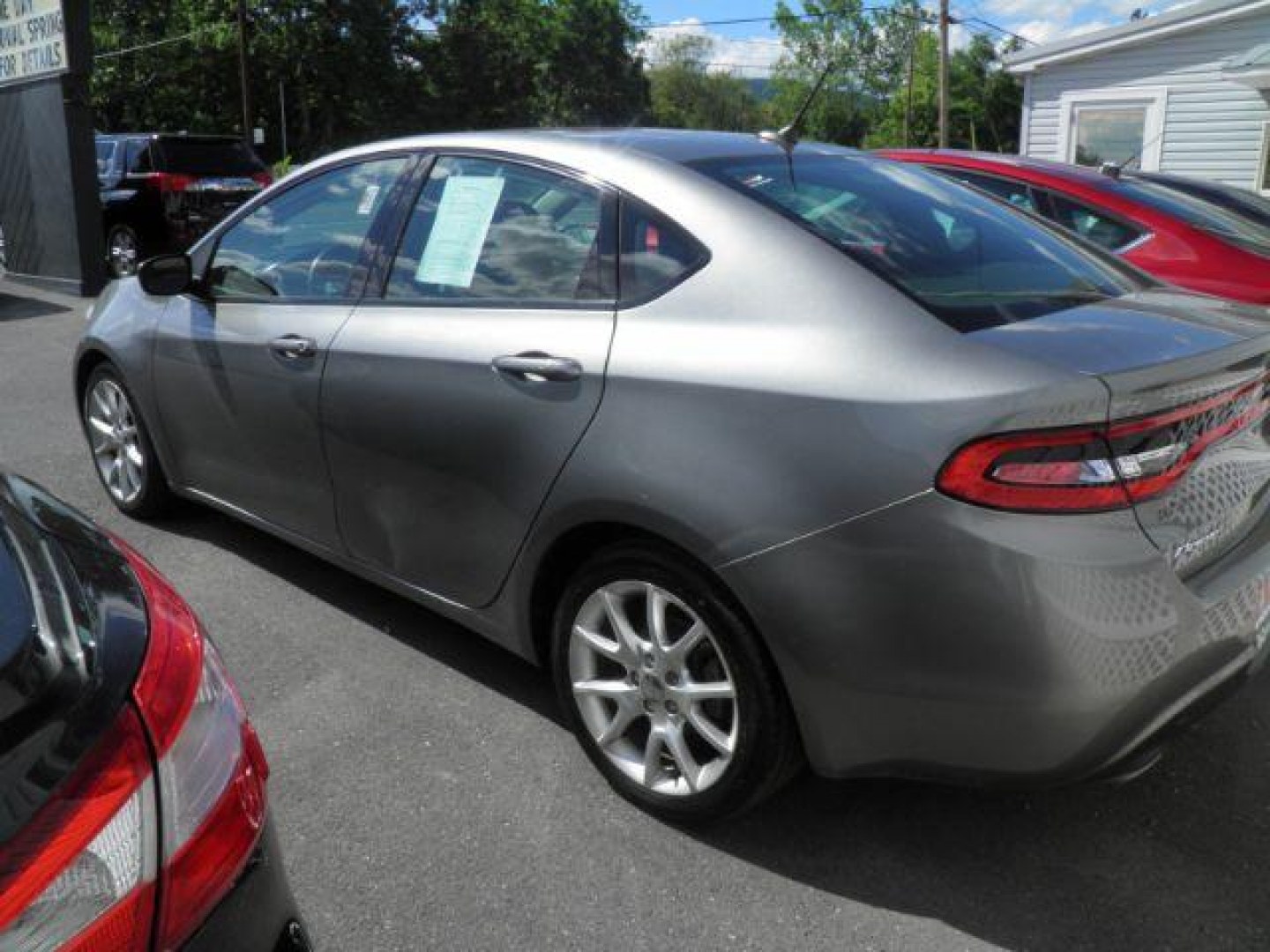 2013 Gray Dodge Dart SXT (1C3CDFBA4DD) with an 2.0L L4 engine, AT transmission, located at 19521 New George's Creek Rd SW, Barton, MD, 21521, (301) 463-2404, 39.524323, -79.017906- Photo#4