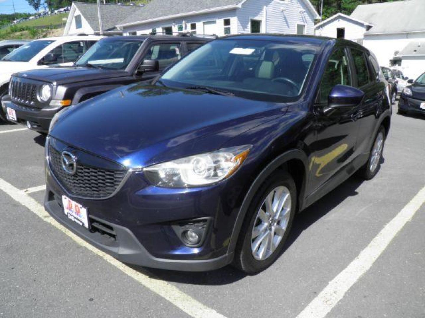2013 BLUE Mazda CX-5 Grand Touring (JM3KE4DE2D0) with an 2.4L L4 engine, AT transmission, located at 15520 McMullen Hwy SW, Belair, MD, 21502, (301) 729-3700, 39.581375, -78.846451- Photo#0