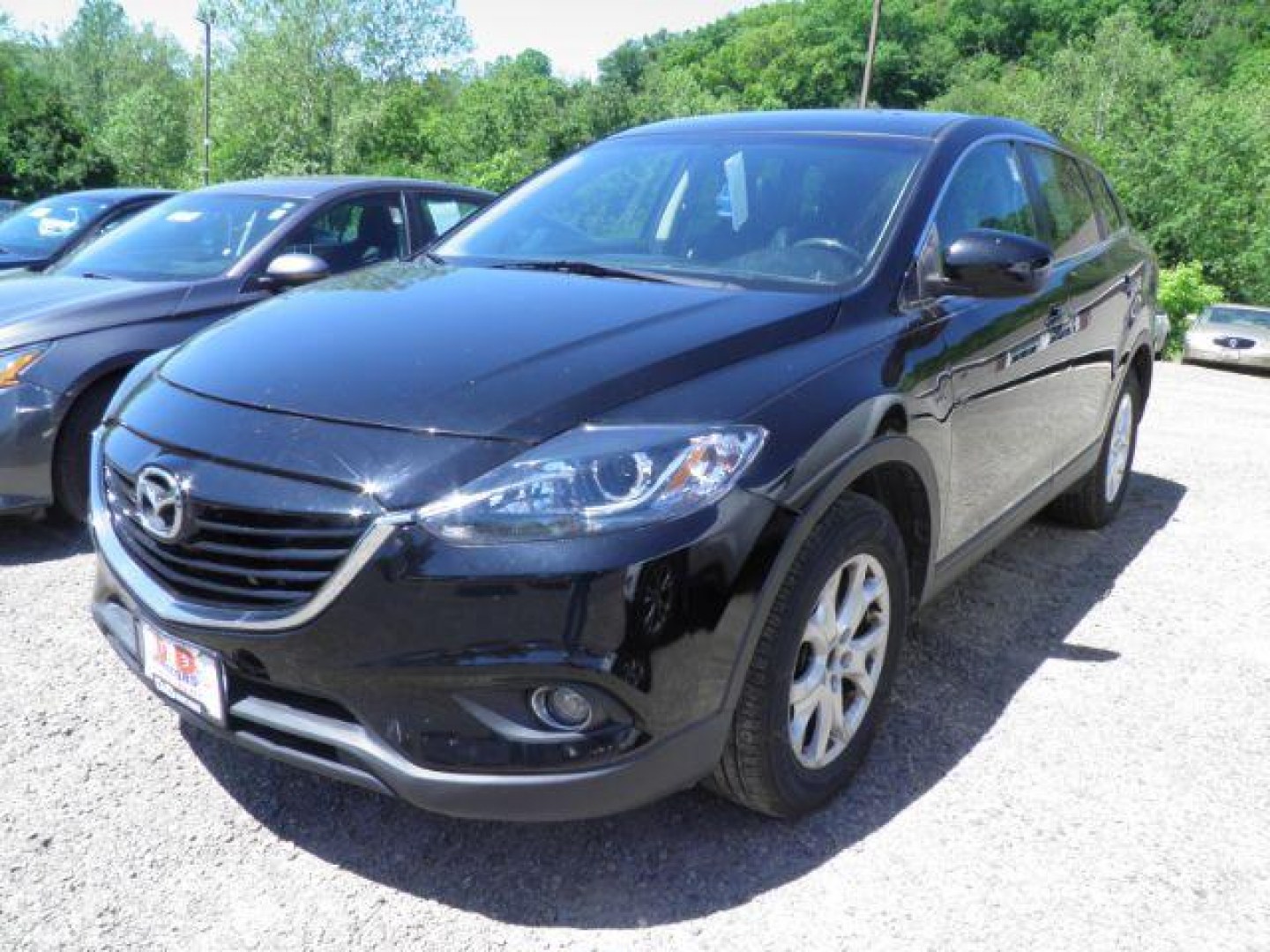 2013 Black Mazda CX-9 Touring (JM3TB3CV0D0) with an 3.7L V6 engine, AT transmission, located at 19521 New George's Creek Rd SW, Barton, MD, 21521, (301) 463-2404, 39.524323, -79.017906- Photo#0