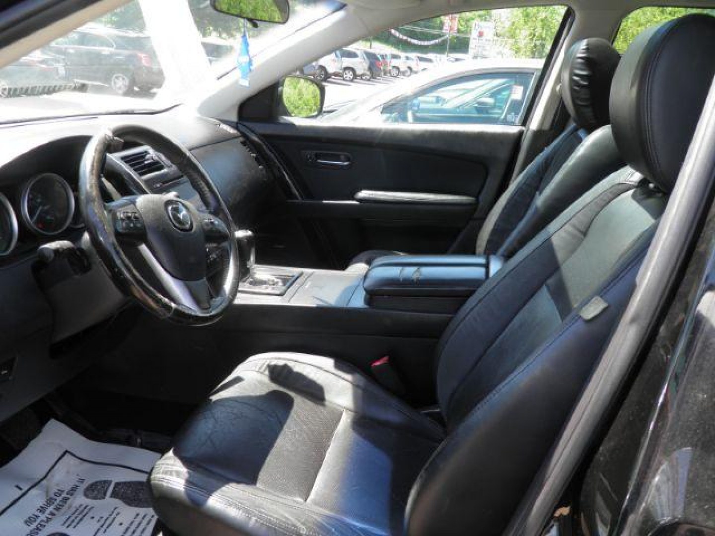2013 Black Mazda CX-9 Touring (JM3TB3CV0D0) with an 3.7L V6 engine, AT transmission, located at 19521 New George's Creek Rd SW, Barton, MD, 21521, (301) 463-2404, 39.524323, -79.017906- Photo#1