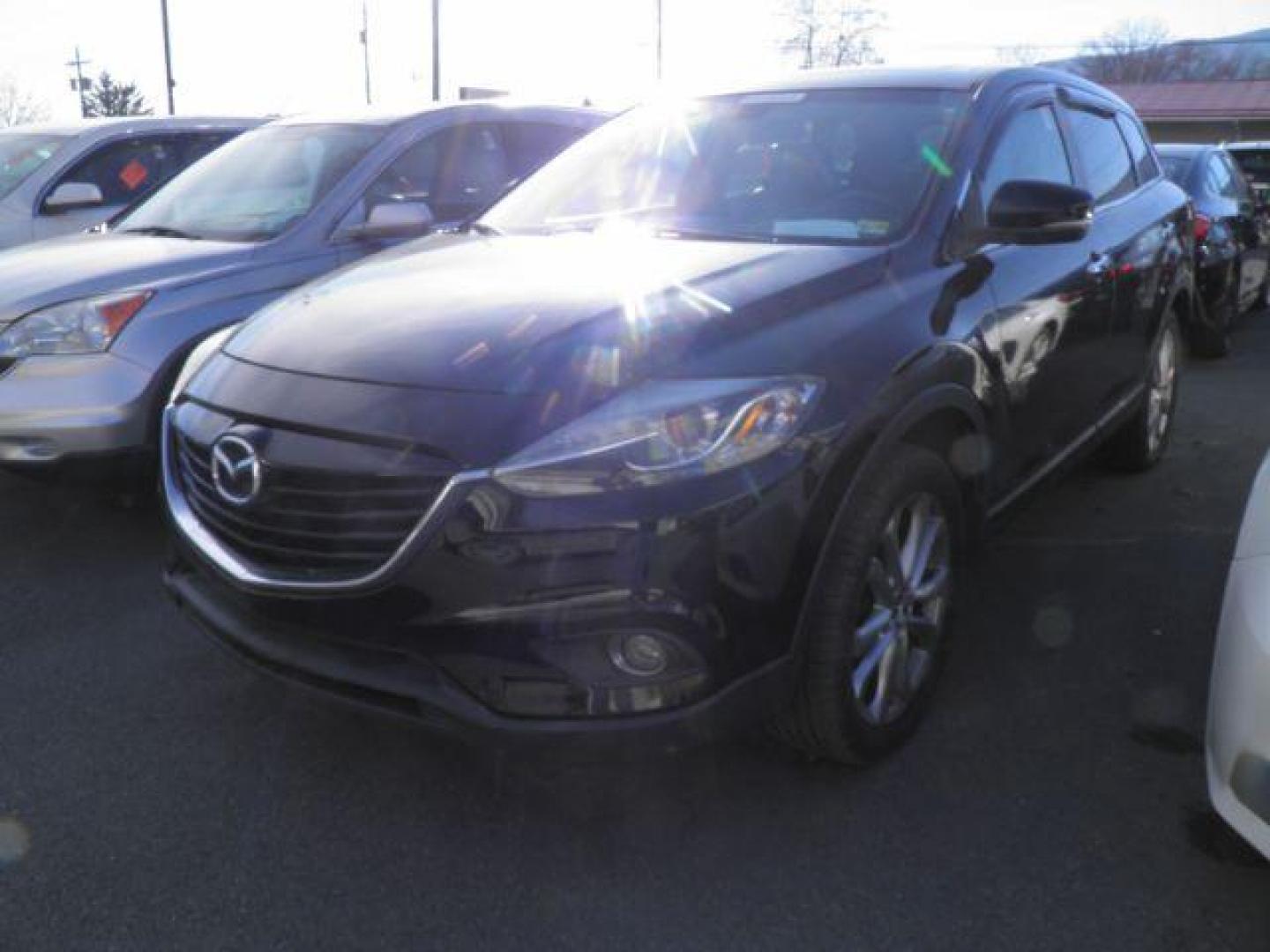 2013 Black Mazda CX-9 Grand Touring (JM3TB3DV5D0) with an 3.7L V6 engine, AT transmission, located at 15520 McMullen Hwy SW, Belair, MD, 21502, (301) 729-3700, 39.581375, -78.846451 - Photo#0