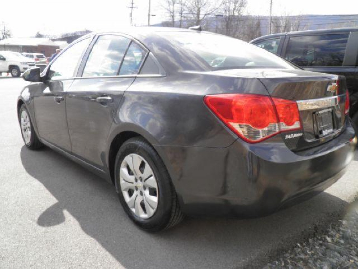 2014 Gray Chevrolet Cruze LS Auto (1G1PA5SG9E7) with an 1.8L I4 engine, AT transmission, located at 15520 McMullen Hwy SW, Belair, MD, 21502, (301) 729-3700, 39.581375, -78.846451 - Photo#4