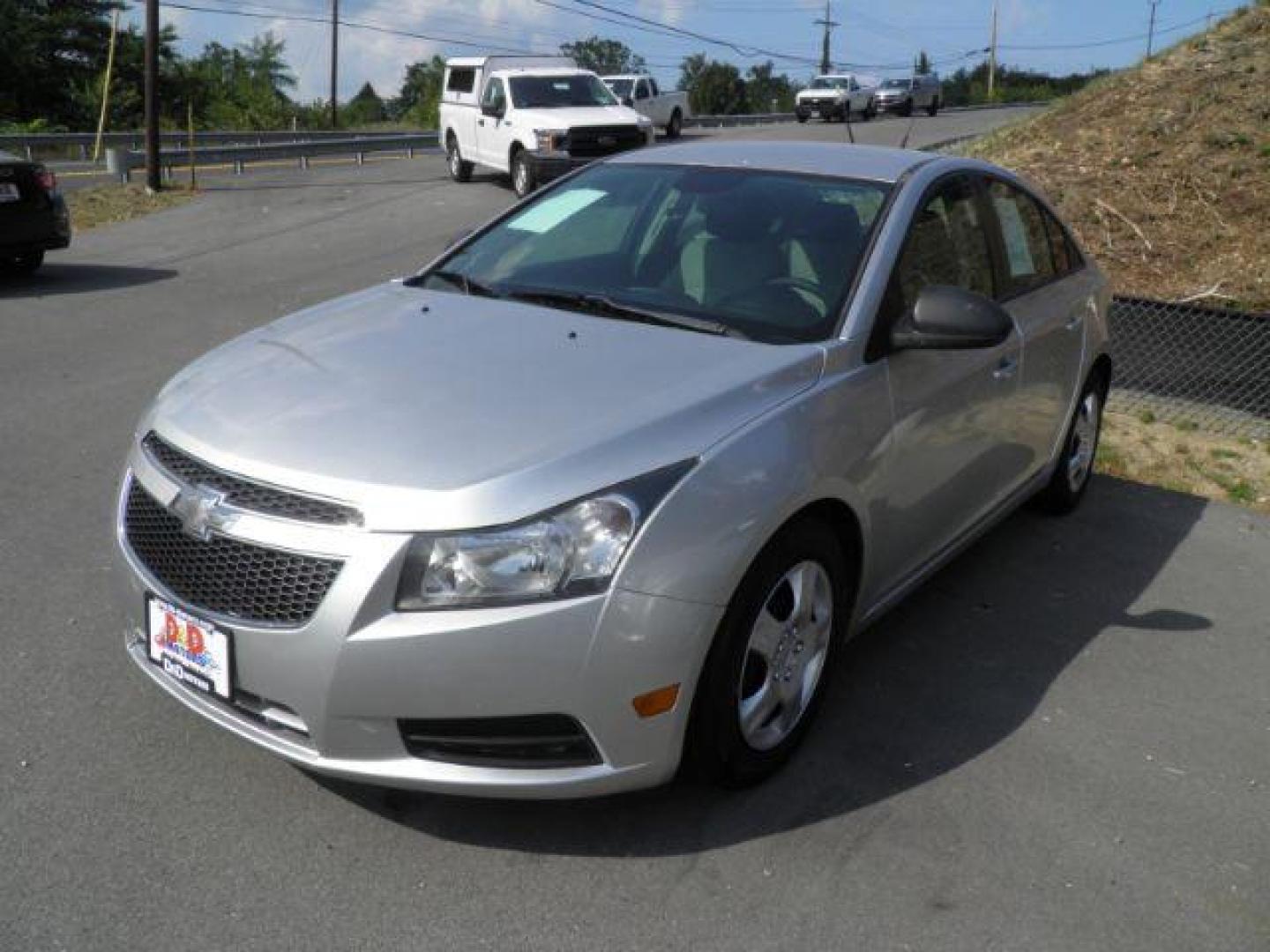 2014 Silver Chevrolet Cruze LS Auto (1G1PA5SH3E7) with an 1.8L I4 engine, AT transmission, located at 15520 McMullen Hwy SW, Belair, MD, 21502, (301) 729-3700, 39.581375, -78.846451 - Photo#0