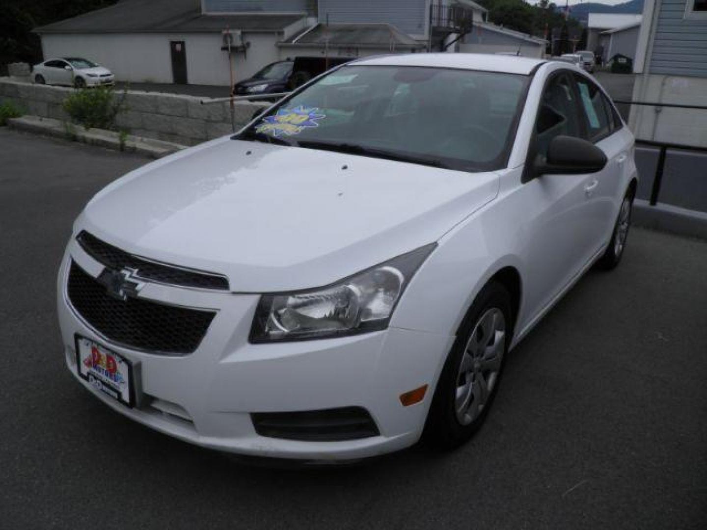 2014 White Chevrolet Cruze LS Auto (1G1PA5SG4E7) with an 1.8L I4 engine, AT transmission, located at 15520 McMullen Hwy SW, Belair, MD, 21502, (301) 729-3700, 39.581375, -78.846451 - Photo#0