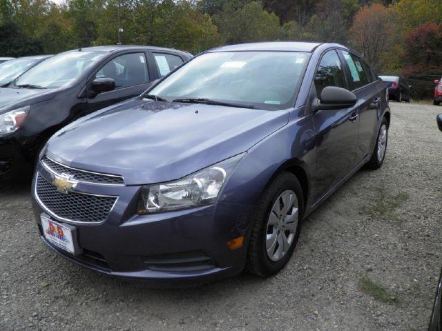 2014 BLUE Chevrolet Cruze LS Auto (1G1PA5SG3E7) with an 1.8L L4 engine, AT transmission, located at 15520 McMullen Hwy SW, Belair, MD, 21502, (301) 729-3700, 39.581375, -78.846451 - Photo#0