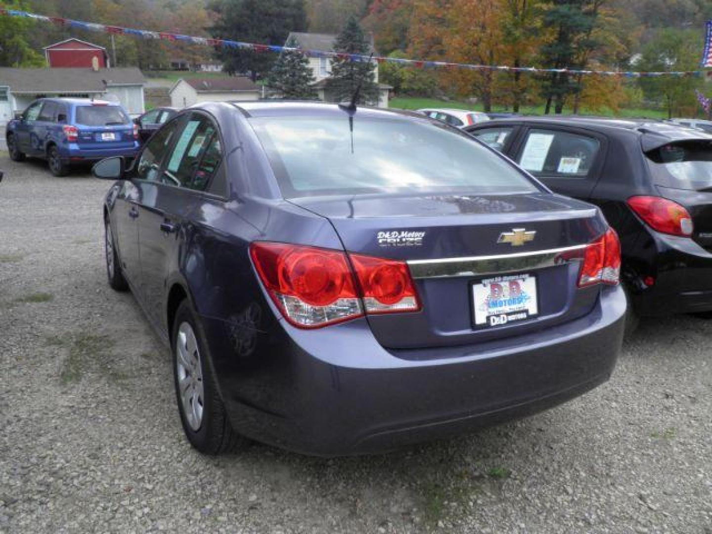 2014 BLUE Chevrolet Cruze LS Auto (1G1PA5SG3E7) with an 1.8L L4 engine, AT transmission, located at 15520 McMullen Hwy SW, Belair, MD, 21502, (301) 729-3700, 39.581375, -78.846451 - Photo#4