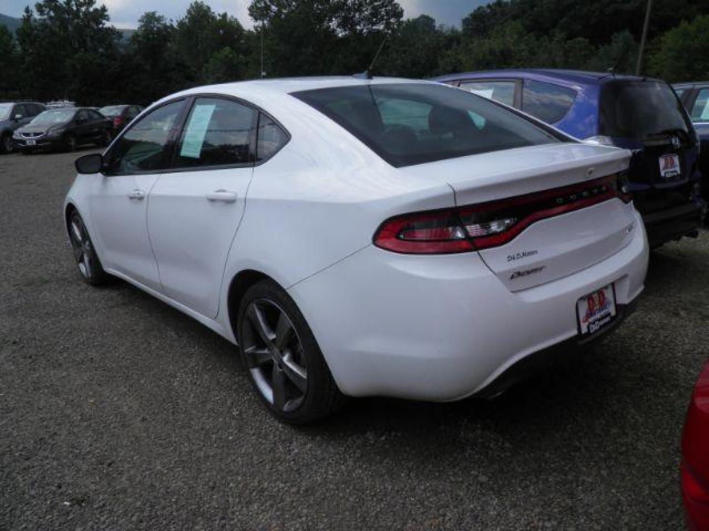 2014 White Dodge Dart GT (1C3CDFEB8ED) with an 2.4L I4 engine, AT transmission, located at 19521 New George's Creek Rd SW, Barton, MD, 21521, (301) 463-2404, 39.524323, -79.017906 - Photo#4