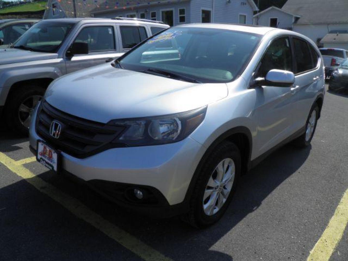 2014 Gray Honda CR-V EX (2HKRM4H58EH) with an 2.4L I4 engine, AT transmission, located at 15520 McMullen Hwy SW, Belair, MD, 21502, (301) 729-3700, 39.581375, -78.846451 - Photo#0