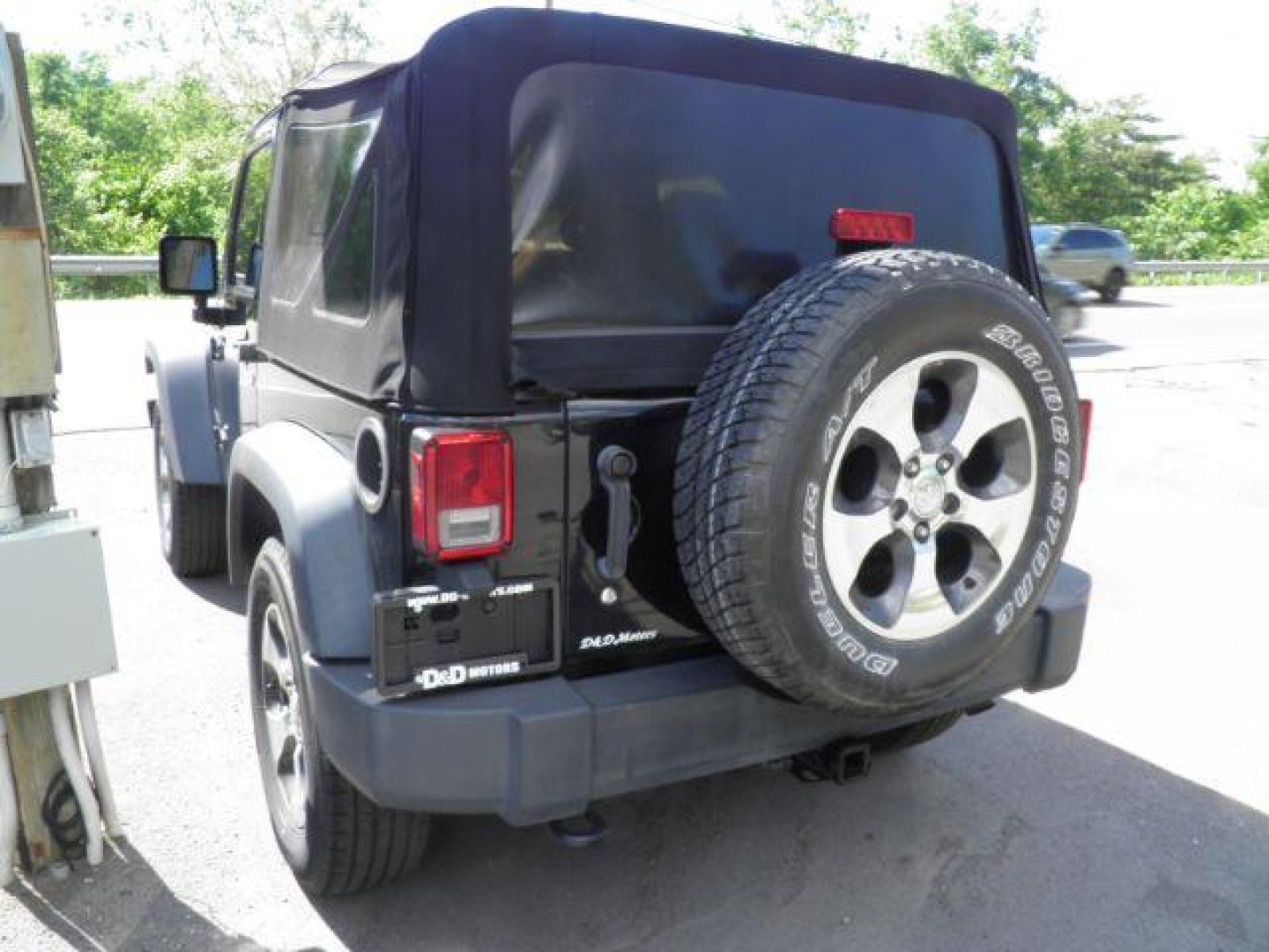 2014 BLACK JEEP WRANGLER Sport 4WD (1C4AJWAG4EL) with an 3.6L V6 engine, AT transmission, located at 15520 McMullen Hwy SW, Belair, MD, 21502, (301) 729-3700, 39.581375, -78.846451- Photo#5