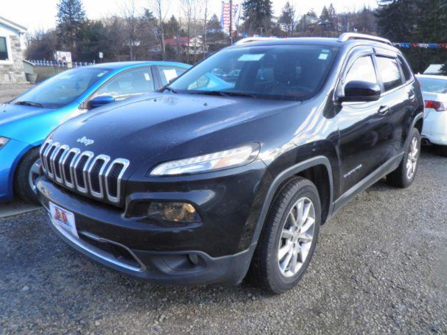 2014 BLACK Jeep Cherokee Limited 4WD (1C4PJMDB1EW) with an 2.4L L4 engine, AT transmission, located at 19521 New George's Creek Rd SW, Barton, MD, 21521, (301) 463-2404, 39.524323, -79.017906 - Photo#0