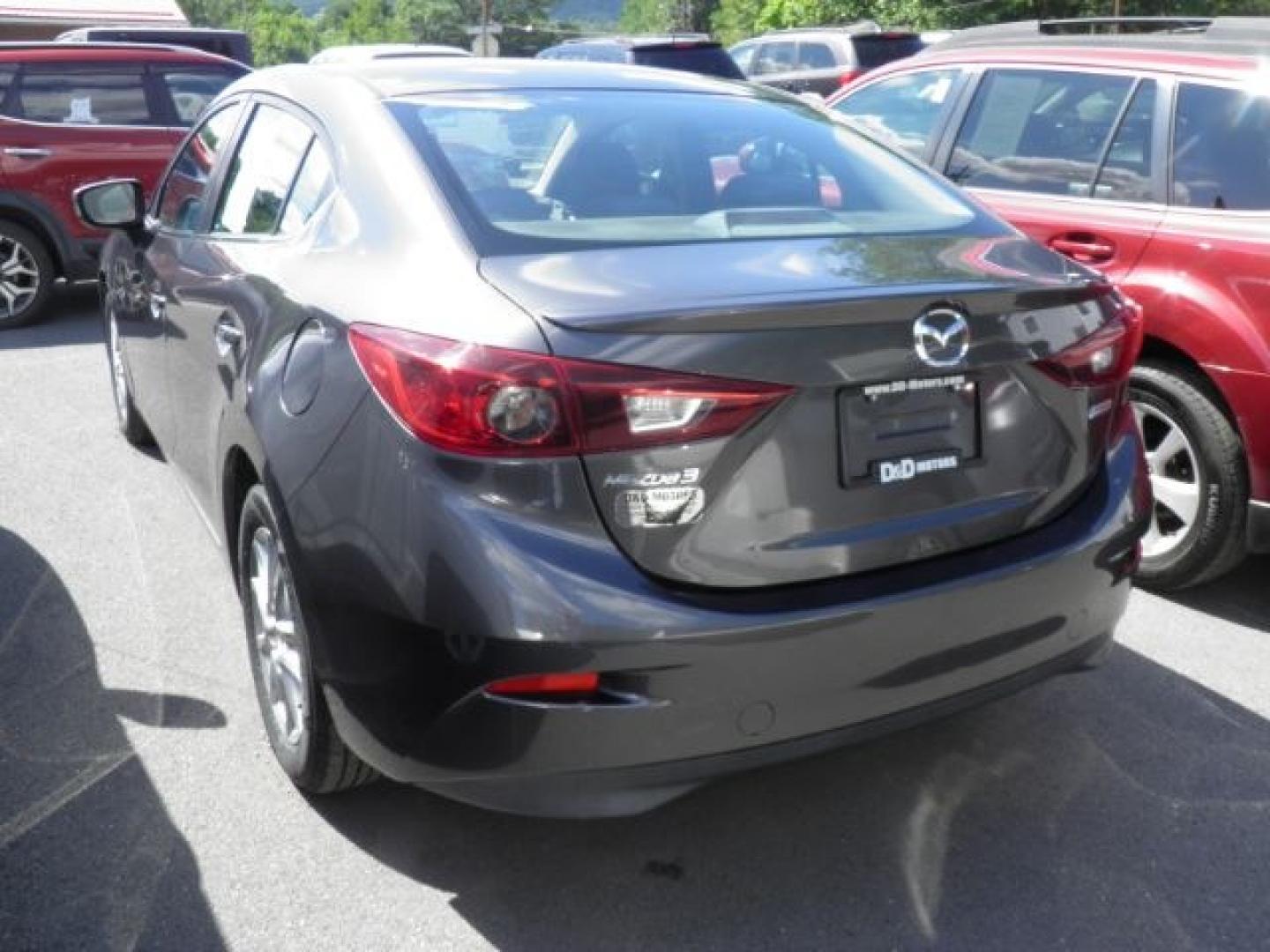 2014 GRAY MAZDA 3 i Touring AT 4-Door (JM1BM1V75E1) with an 2.0L L4 engine, AT transmission, located at 15520 McMullen Hwy SW, Belair, MD, 21502, (301) 729-3700, 39.581375, -78.846451- Photo#4