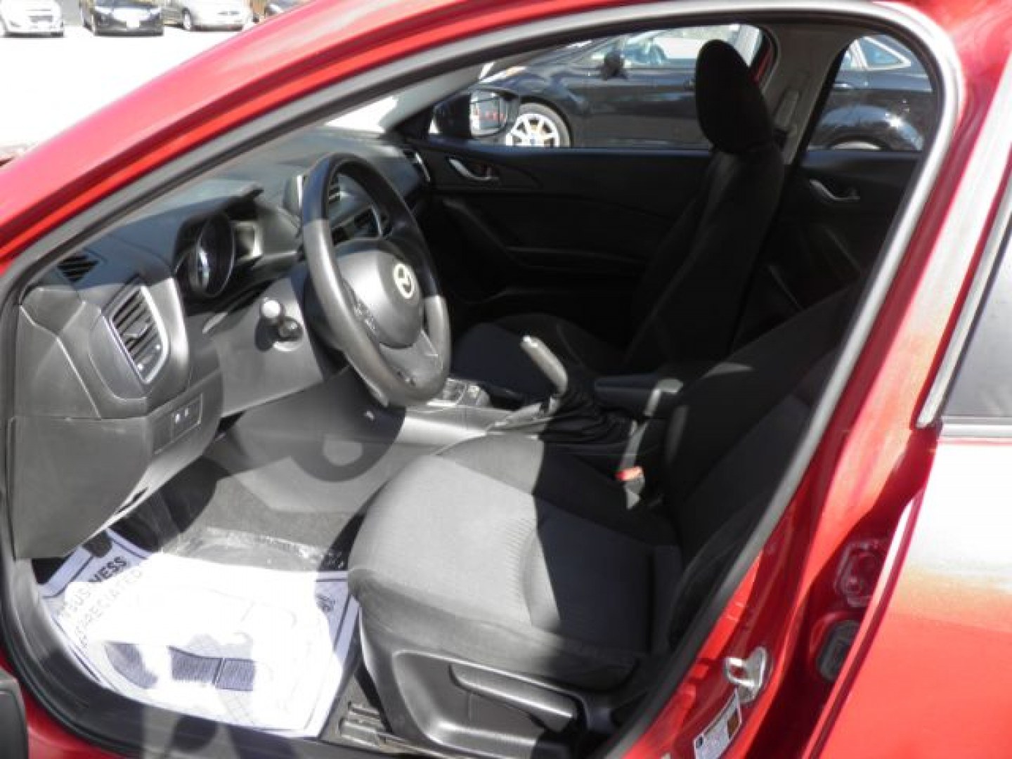 2014 RED Mazda 3 i SV (JM1BM1T79E1) with an 2.0l L4 engine, 6sp transmission, located at 19521 New George's Creek Rd SW, Barton, MD, 21521, (301) 463-2404, 39.524323, -79.017906- Photo#1