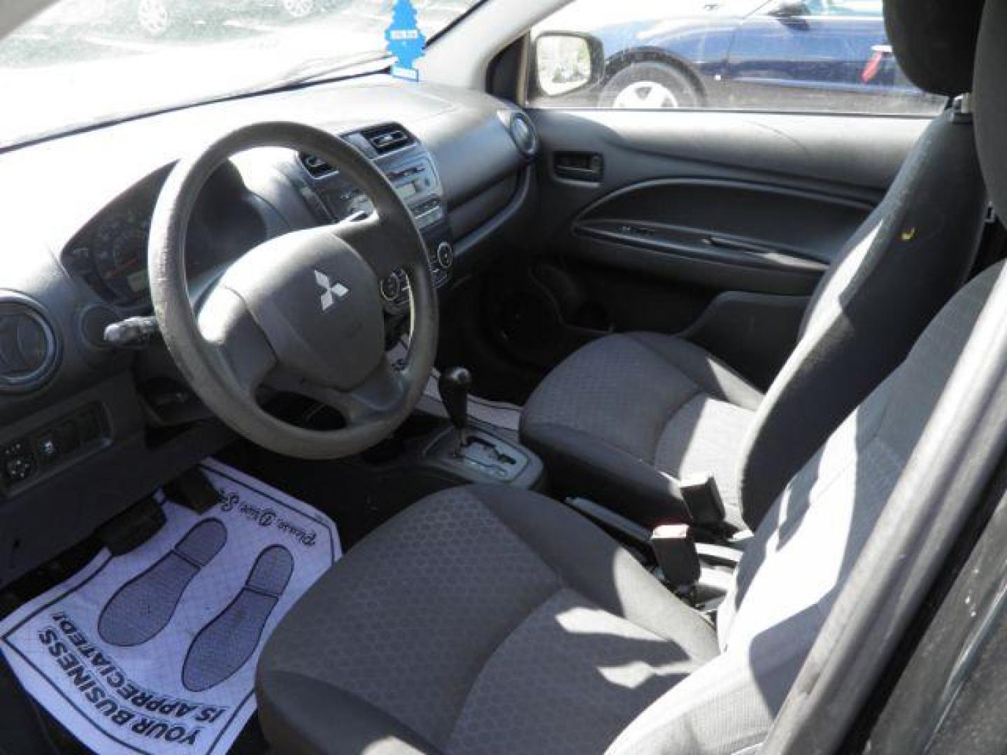2014 Black Mitsubishi Mirage ES (ML32A3HJ2EH) with an 1.2L I3 engine, AT transmission, located at 19521 New George's Creek Rd SW, Barton, MD, 21521, (301) 463-2404, 39.524323, -79.017906- Photo#1