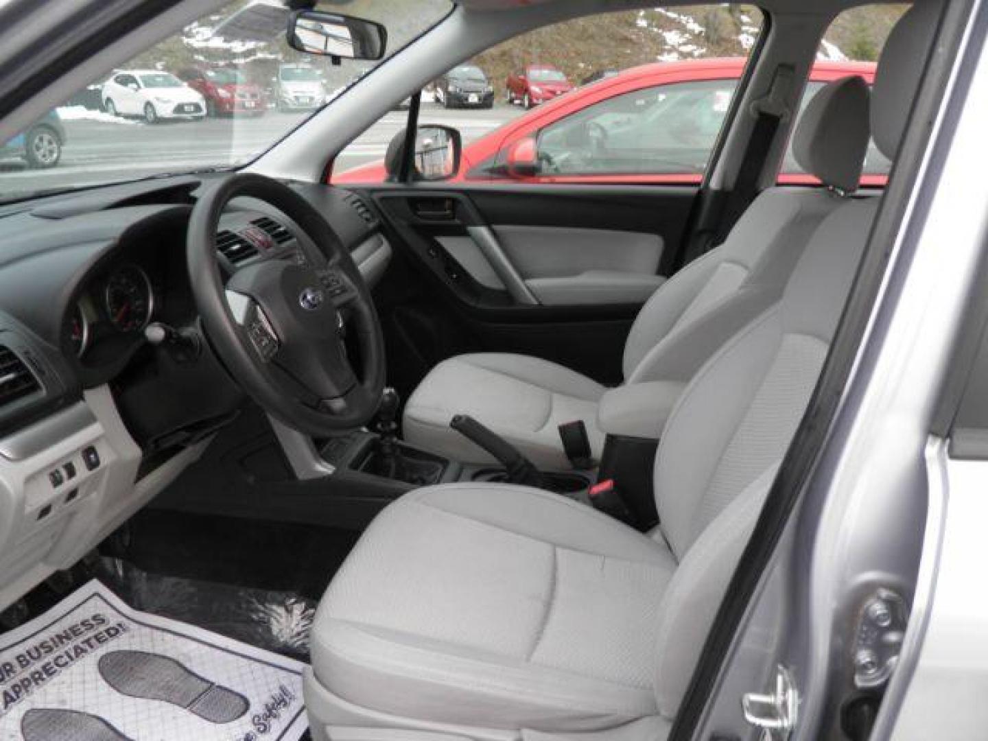 2014 Silver Subaru Forester 2.5i (JF2SJAAC4EG) with an 2.5L H4 engine, MAN transmission, located at 15520 McMullen Hwy SW, Belair, MD, 21502, (301) 729-3700, 39.581375, -78.846451 - Photo#1