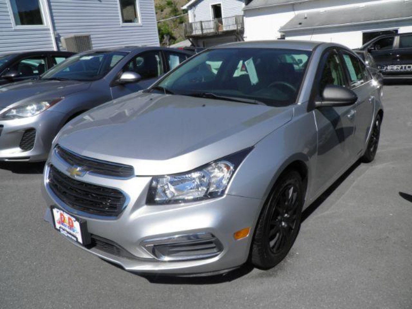2015 SILVER Chevrolet Cruze LS Auto (1G1PA5SG6F7) with an 1.8L L4 engine, AT transmission, located at 15520 McMullen Hwy SW, Belair, MD, 21502, (301) 729-3700, 39.581375, -78.846451- Photo#0