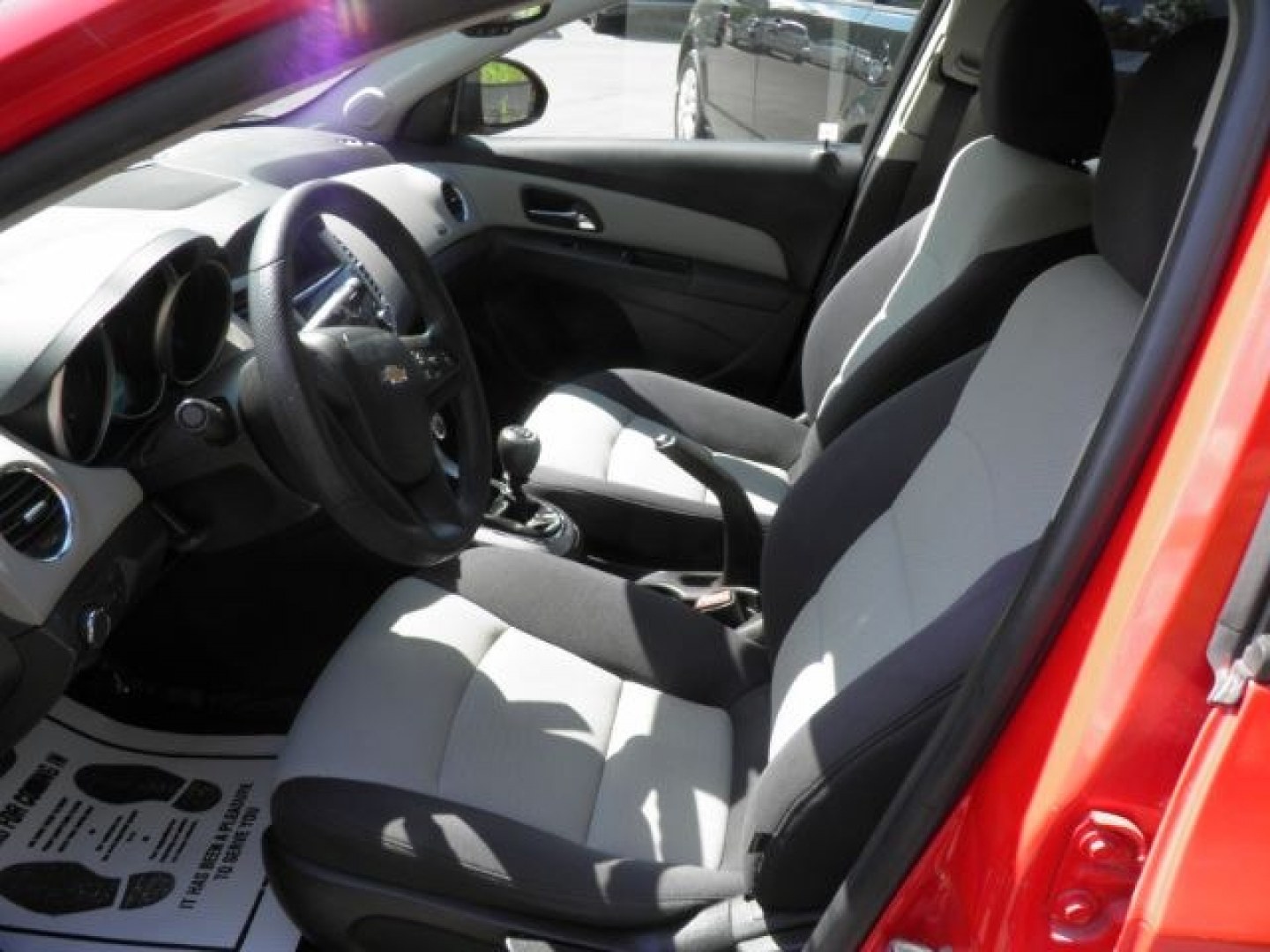 2015 Red Chevrolet Cruze LS Manual (1G1PB5SG9F7) with an 1.8L I4 engine, 6SP transmission, located at 15520 McMullen Hwy SW, Belair, MD, 21502, (301) 729-3700, 39.581375, -78.846451- Photo#1