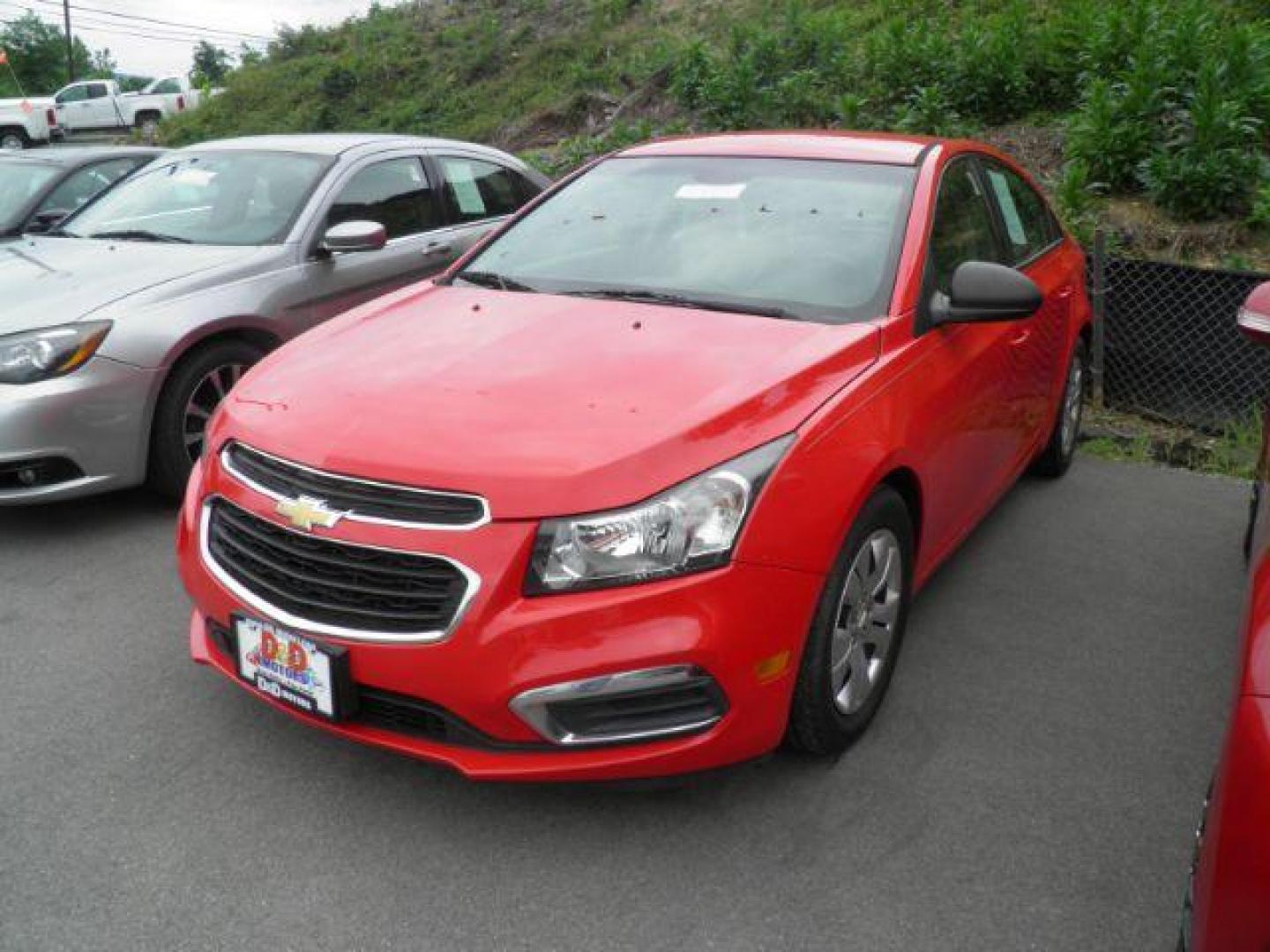 2015 Red Chevrolet Cruze LS Auto (1G1PA5SG6F7) with an 1.8L I4 engine, AT transmission, located at 15520 McMullen Hwy SW, Belair, MD, 21502, (301) 729-3700, 39.581375, -78.846451 - Photo#0