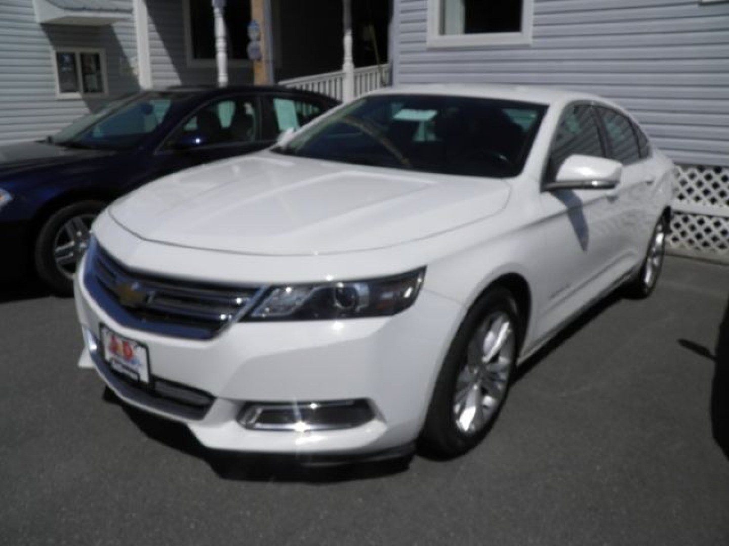 2015 WHITE Chevrolet IMPALA 1LT (2G1115SL2F9) with an 2.5 L4 engine, AT transmission, located at 15520 McMullen Hwy SW, Belair, MD, 21502, (301) 729-3700, 39.581375, -78.846451- Photo#0
