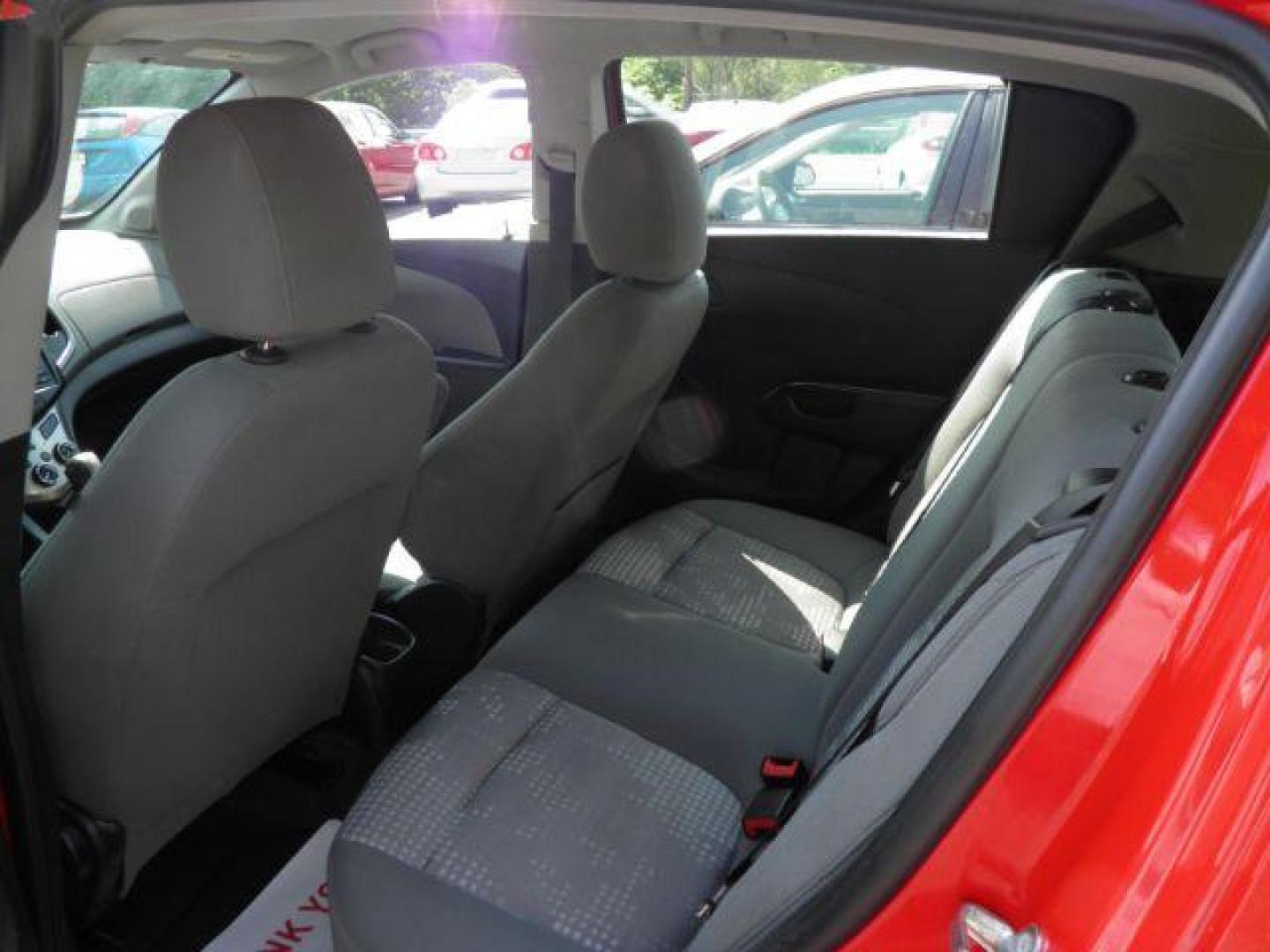 2015 Red Chevrolet Sonic LS Auto 5-Door (1G1JA6SG8F4) with an 1.8L I4 engine, AT transmission, located at 19521 New George's Creek Rd SW, Barton, MD, 21521, (301) 463-2404, 39.524323, -79.017906 - Photo#2