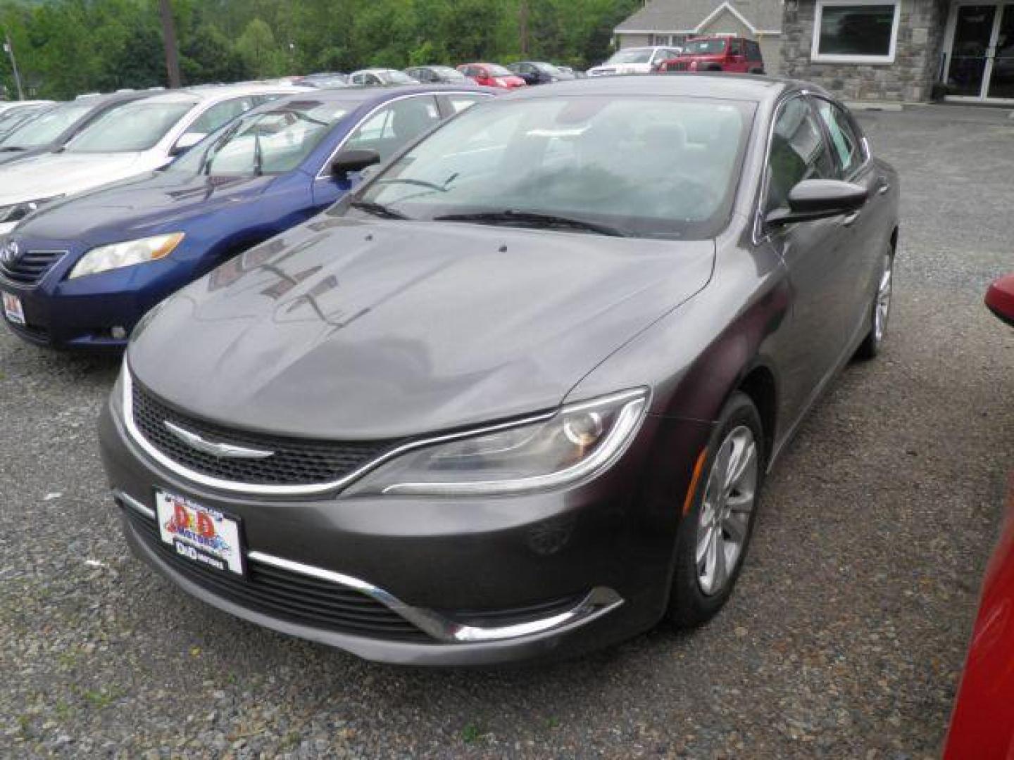 2015 Gray Chrysler 200 Limited (1C3CCCAB7FN) with an 2.4L I4 engine, AT transmission, located at 19521 New George's Creek Rd SW, Barton, MD, 21521, (301) 463-2404, 39.524323, -79.017906 - Photo#0