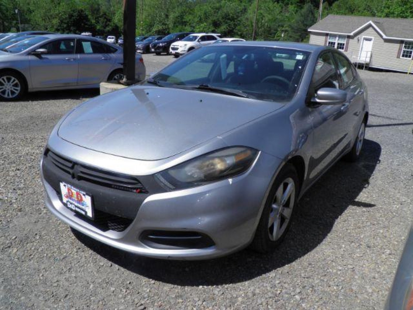 2015 GRAY Dodge Dart SXT (1C3CDFBB8FD) with an 2.4L L4 engine, 6SP transmission, located at 19521 New George's Creek Rd SW, Barton, MD, 21521, (301) 463-2404, 39.524323, -79.017906- Photo#0
