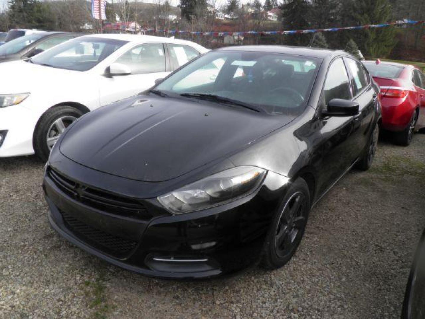 2015 BLACK Dodge Dart SXT (1C3CDFBBXFD) with an 2.4L L4 engine, located at 19521 New George's Creek Rd SW, Barton, MD, 21521, (301) 463-2404, 39.524323, -79.017906 - Photo#0