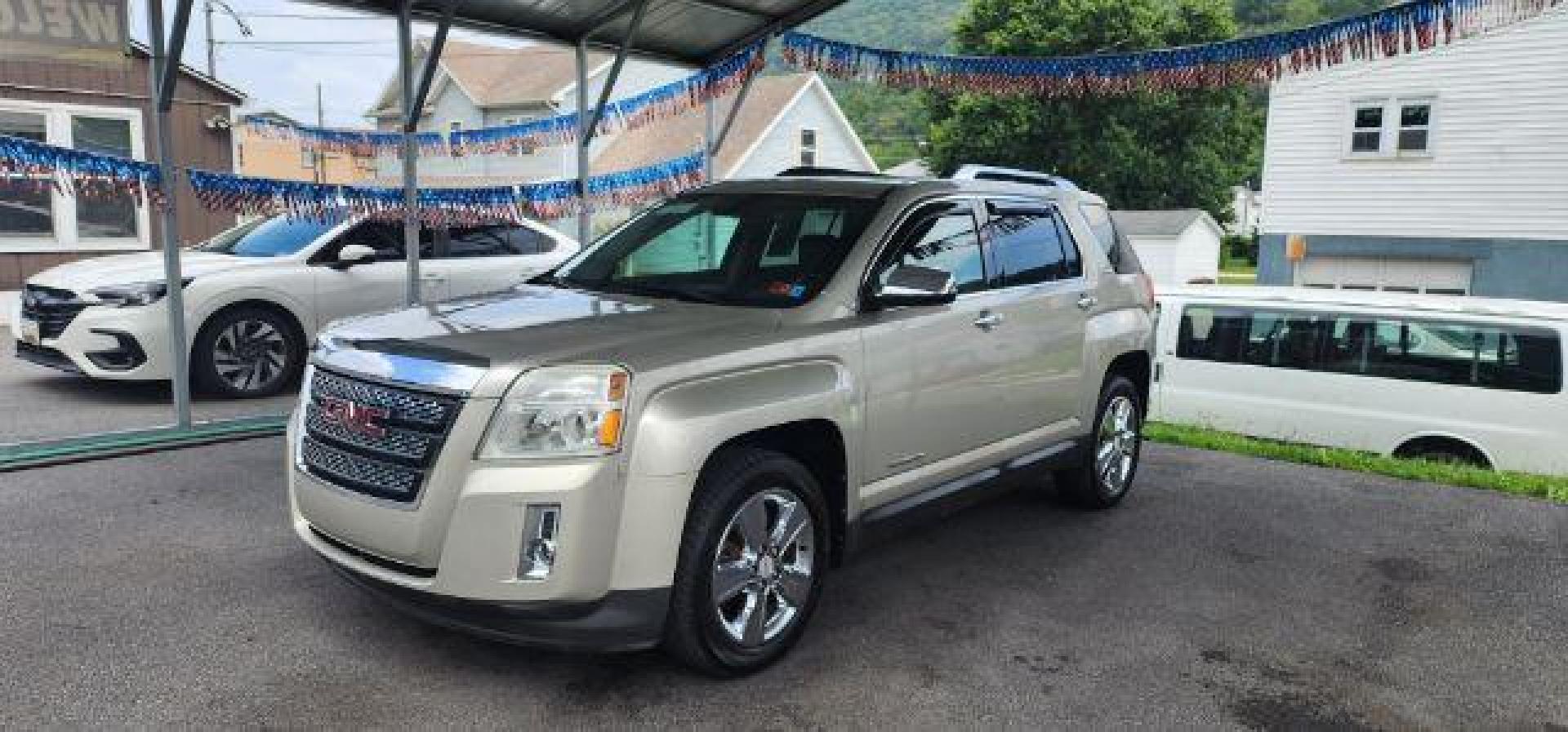 2015 Tan /Jet Black GMC Terrain SLT-2 (2GKFLYE35F6) with an 3.6L V6 engine, AT transmission, located at 19521 New George's Creek Rd SW, Barton, MD, 21521, (301) 463-2404, 39.524323, -79.017906 - Photo#2