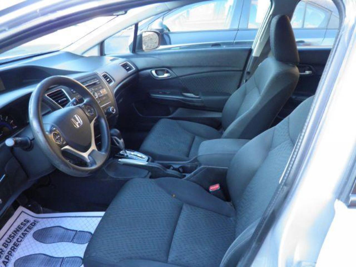 2015 SILVER Honda Civic LX Sedan CVT (19XFB2F58FE) with an 1.8l L4 engine, AT transmission, located at 15520 McMullen Hwy SW, Belair, MD, 21502, (301) 729-3700, 39.581375, -78.846451 - Photo#1