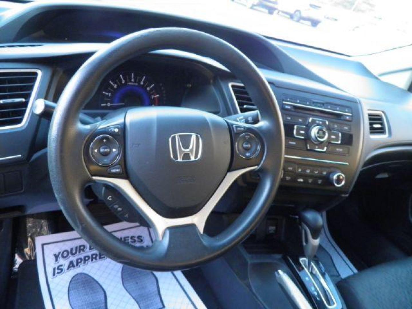 2015 SILVER Honda Civic LX Sedan CVT (19XFB2F58FE) with an 1.8l L4 engine, AT transmission, located at 15520 McMullen Hwy SW, Belair, MD, 21502, (301) 729-3700, 39.581375, -78.846451 - Photo#2