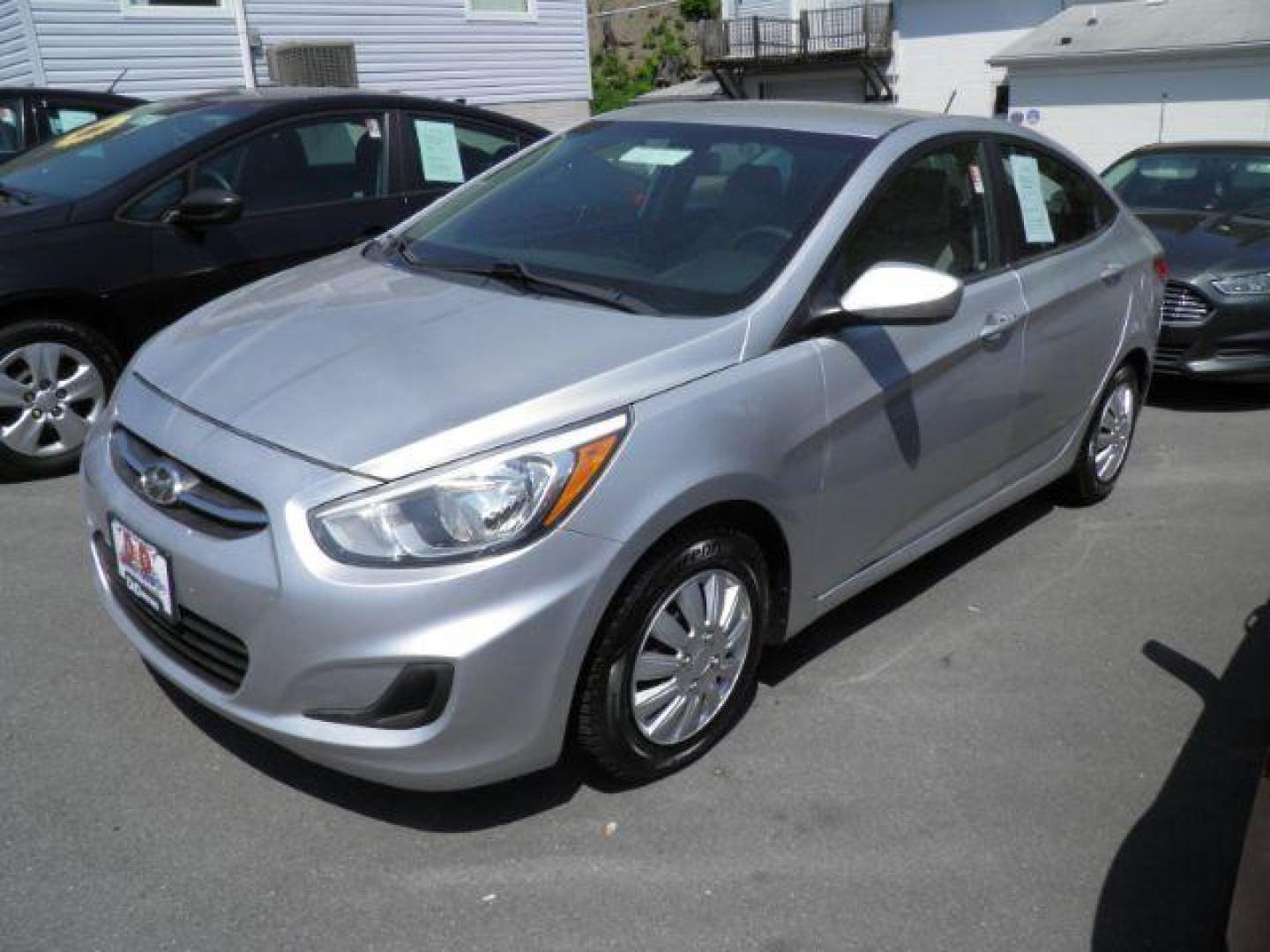 2015 SILVER Hyundai Accent GLS (KMHCT4AEXFU) with an 1.6l L4 engine, AT transmission, located at 15520 McMullen Hwy SW, Belair, MD, 21502, (301) 729-3700, 39.581375, -78.846451 - Photo#0