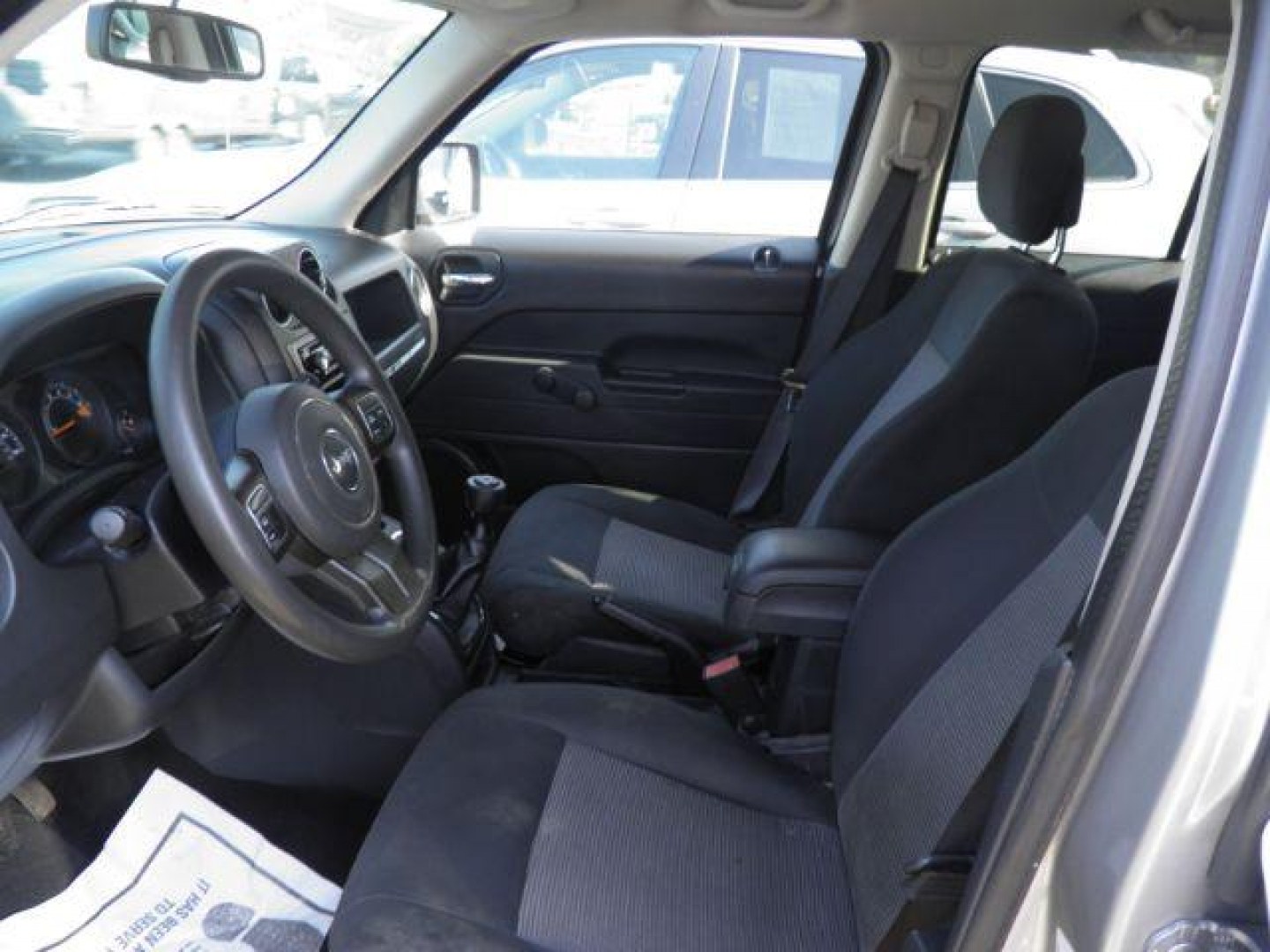 2015 Gray Jeep Patriot Sport (1C4NJPBA2FD) with an 2.4L I4 engine, 5SP transmission, located at 19521 New George's Creek Rd SW, Barton, MD, 21521, (301) 463-2404, 39.524323, -79.017906- Photo#1