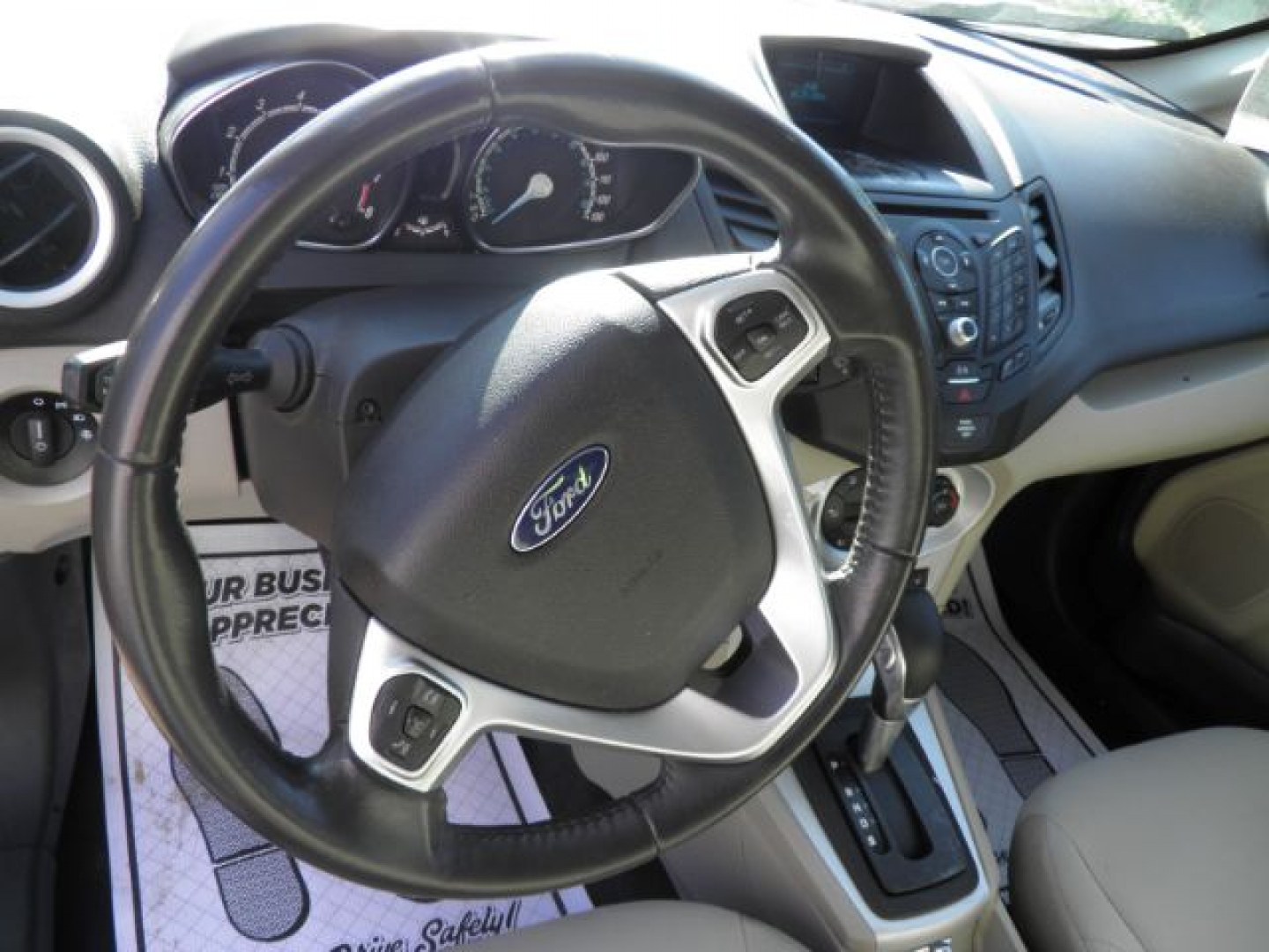 2016 Gray Ford Fiesta SE Hatchback (3FADP4EJXGM) with an 1.6L I4 engine, AT transmission, located at 15520 McMullen Hwy SW, Belair, MD, 21502, (301) 729-3700, 39.581375, -78.846451- Photo#2