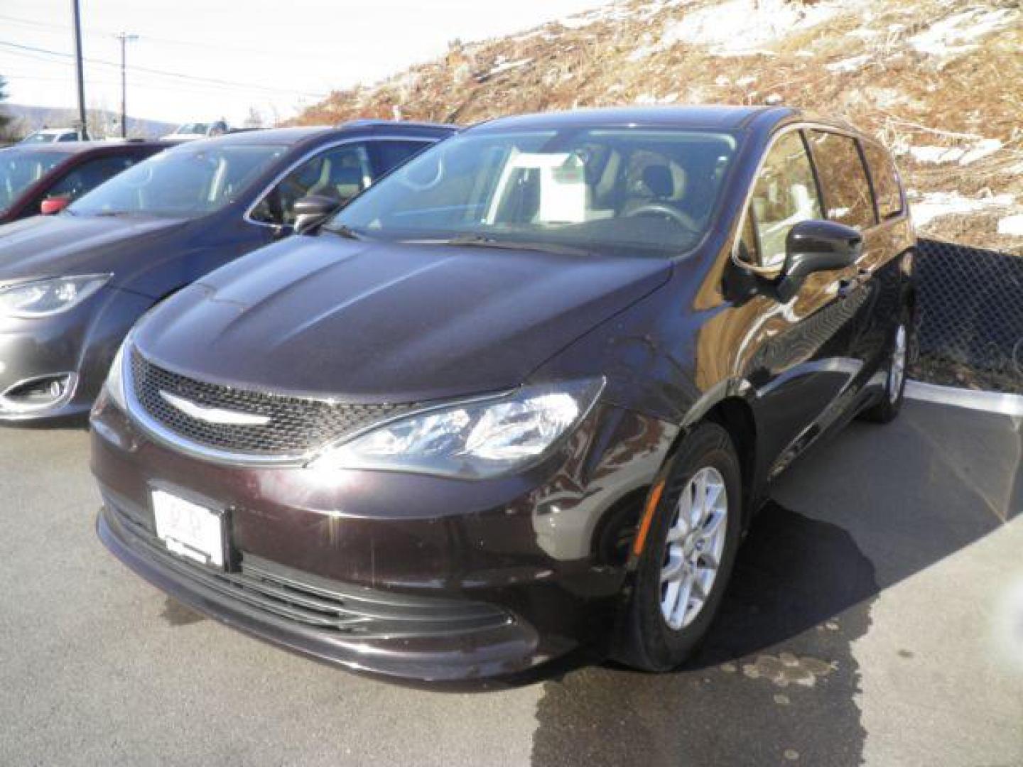 2017 Black Chrysler Pacifica Touring (2C4RC1DG2HR) with an 3.6L V6 engine, AT transmission, located at 15520 McMullen Hwy SW, Belair, MD, 21502, (301) 729-3700, 39.581375, -78.846451 - Photo#0