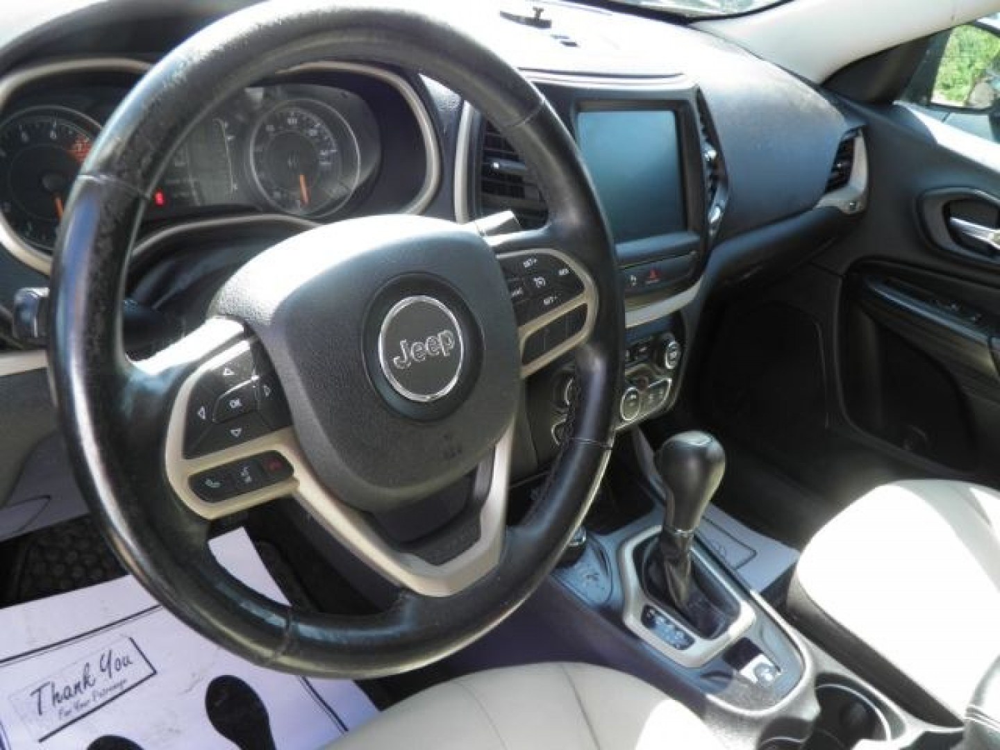 2017 Black Jeep Cherokee 75th Anniversary Edi (1C4PJMCS8HW) with an 3.2L V6 engine, AT transmission, located at 15520 McMullen Hwy SW, Belair, MD, 21502, (301) 729-3700, 39.581375, -78.846451- Photo#2