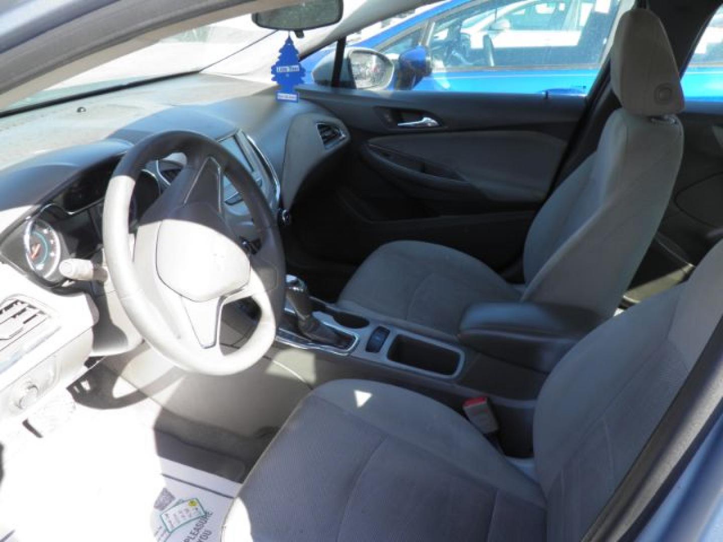 2018 Silver Chevrolet Cruze LS Auto (1G1BC5SM9J7) with an 1.4L I4 engine, AT transmission, located at 19521 New George's Creek Rd SW, Barton, MD, 21521, (301) 463-2404, 39.524323, -79.017906- Photo#1