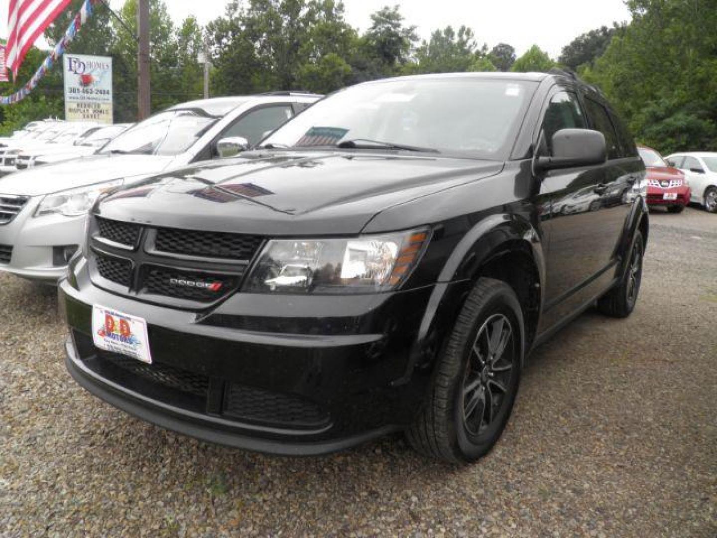 2018 BLACK Dodge Journey SE (3C4PDCAB9JT) with an 2.4L L4 engine, AT transmission, located at 19521 New George's Creek Rd SW, Barton, MD, 21521, (301) 463-2404, 39.524323, -79.017906 - Photo#0