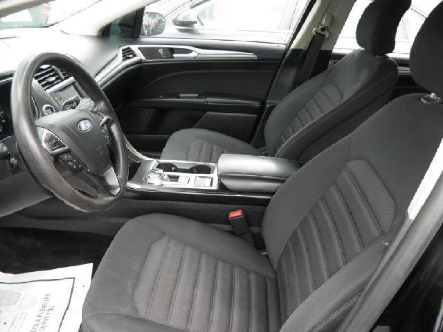 2018 Black /Black Cloth Ford Fusion SE (3FA6P0H77JR) with an 2.5L L4 DOHC 16V engine, AT transmission, located at 15520 McMullen Hwy SW, Belair, MD, 21502, (301) 729-3700, 39.581375, -78.846451- Photo#1
