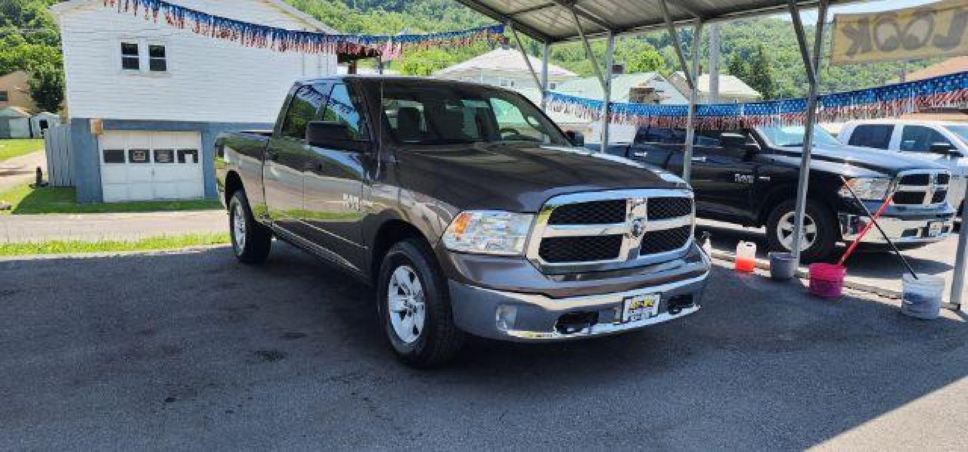2018 BROWN /Black/Diesel Gray, vinyl RAM 1500 Tradesman Crew Cab LWB 4WD (1C6RR7ST2JS) with an 5.7 V8 engine, AT transmission, located at 15520 McMullen Hwy SW, Belair, MD, 21502, (301) 729-3700, 39.581375, -78.846451 - Photo#0