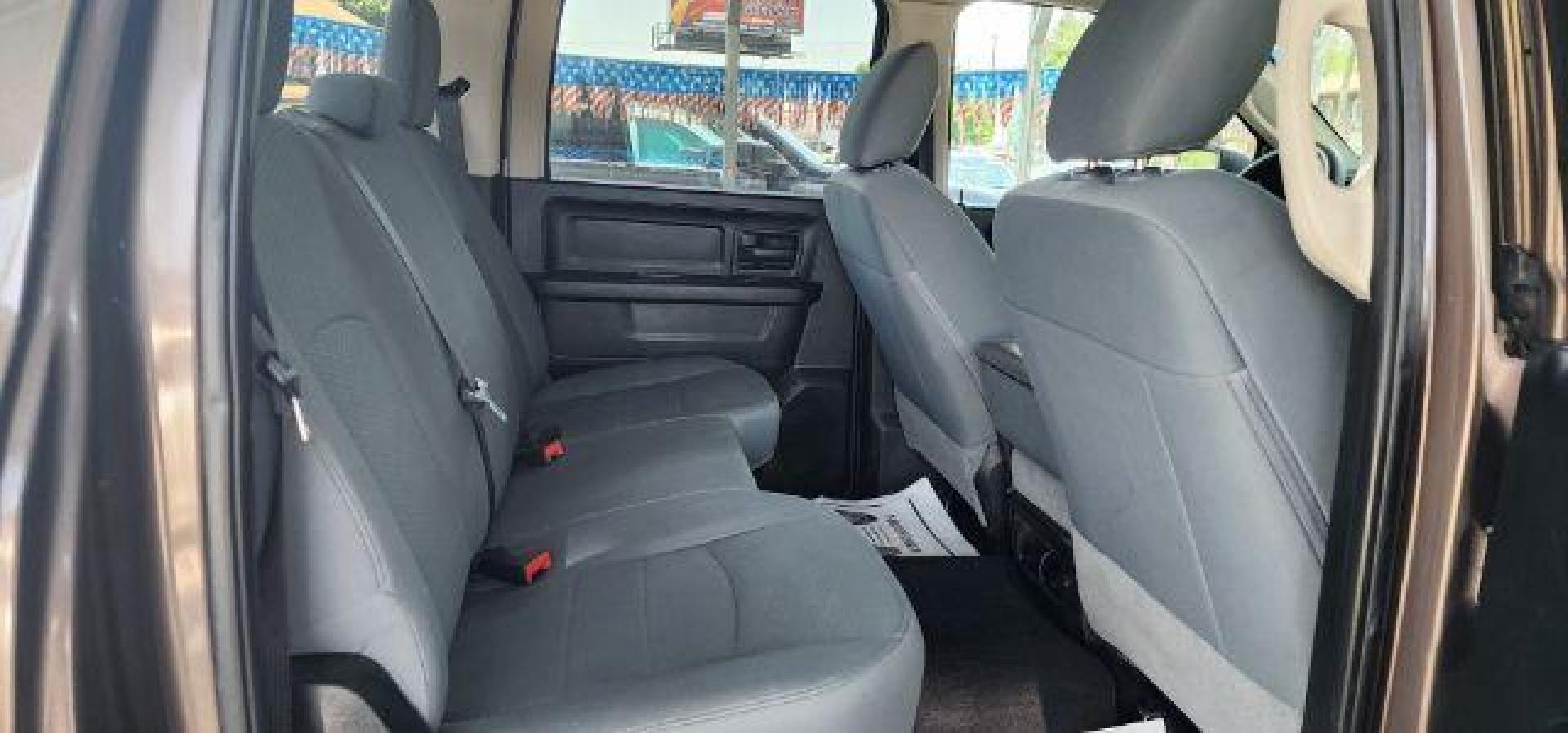 2018 BROWN /Black/Diesel Gray, vinyl RAM 1500 Tradesman Crew Cab LWB 4WD (1C6RR7ST2JS) with an 5.7 V8 engine, AT transmission, located at 15520 McMullen Hwy SW, Belair, MD, 21502, (301) 729-3700, 39.581375, -78.846451 - Photo#13